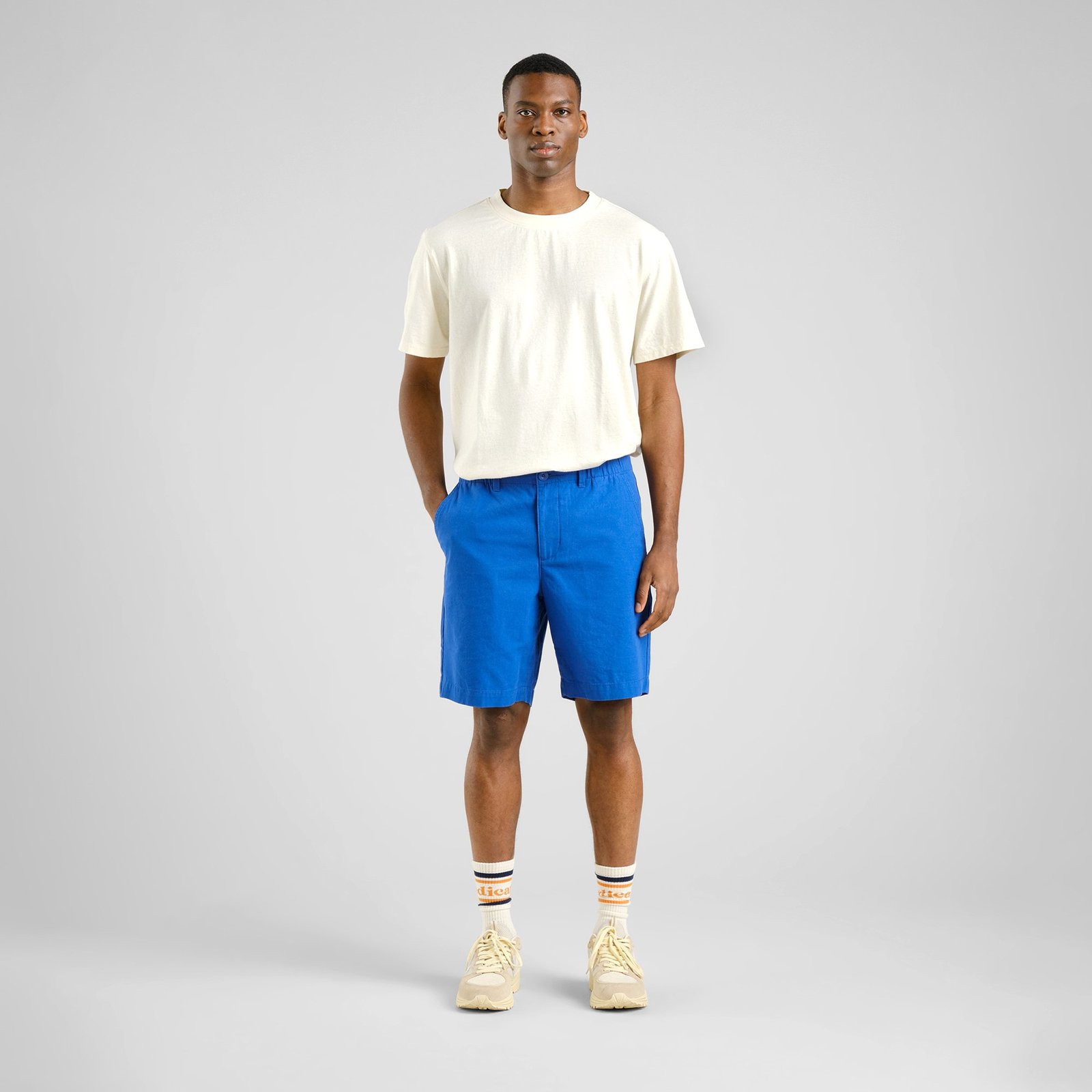 Chino Shorts Nacka Canvas Surf blue