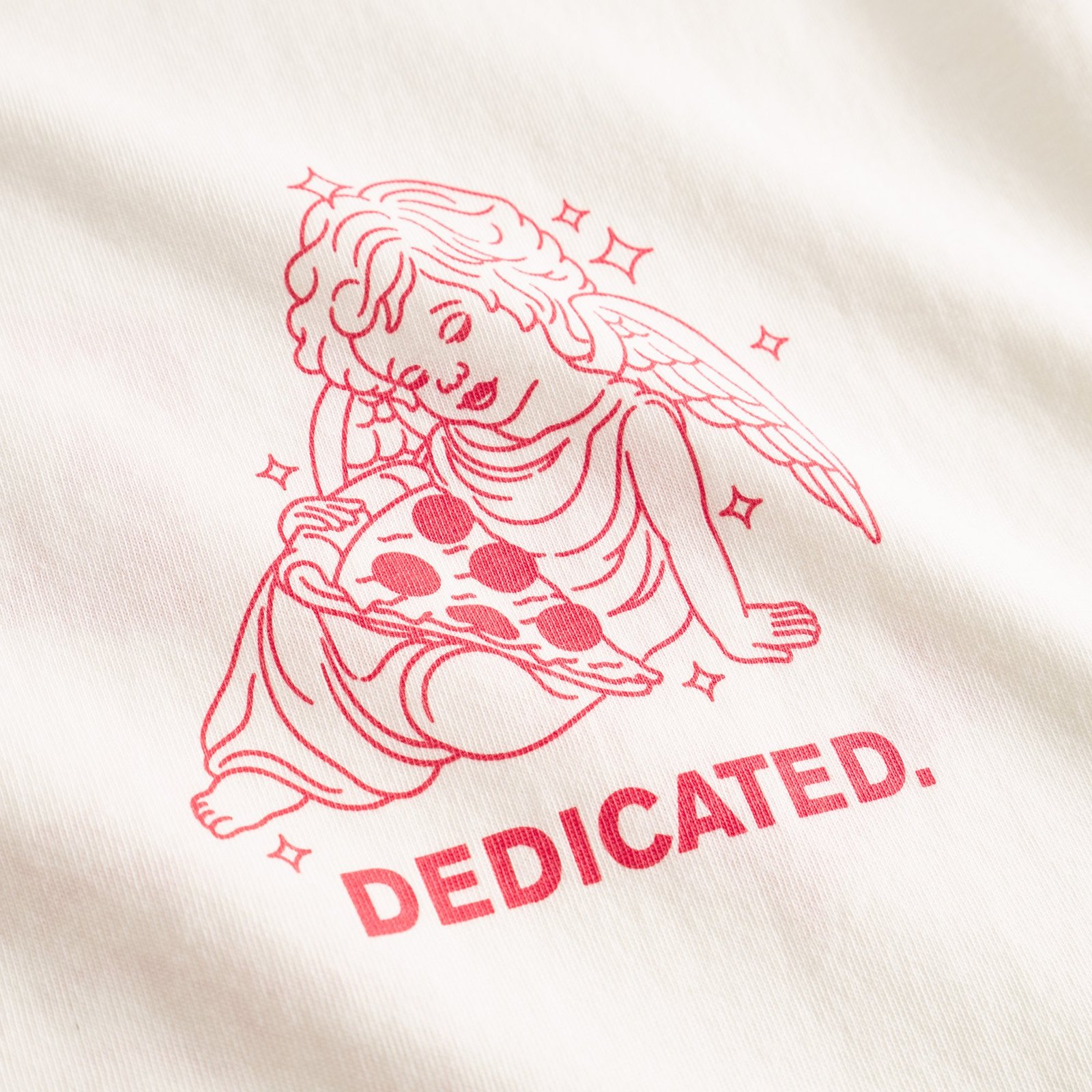 T-shirt Stockholm Eternal Pizza Off-White