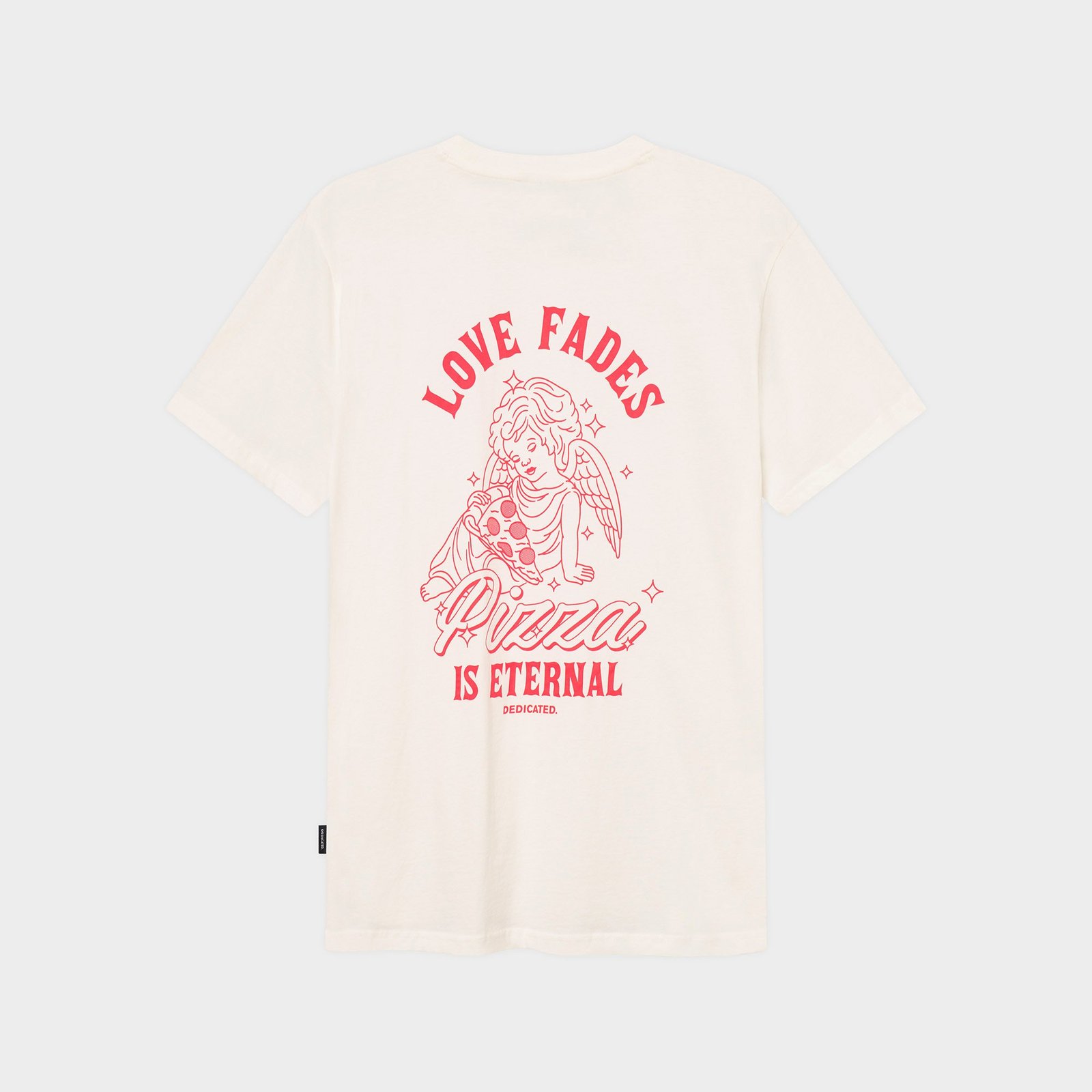 T-shirt Stockholm Eternal Pizza Off-White