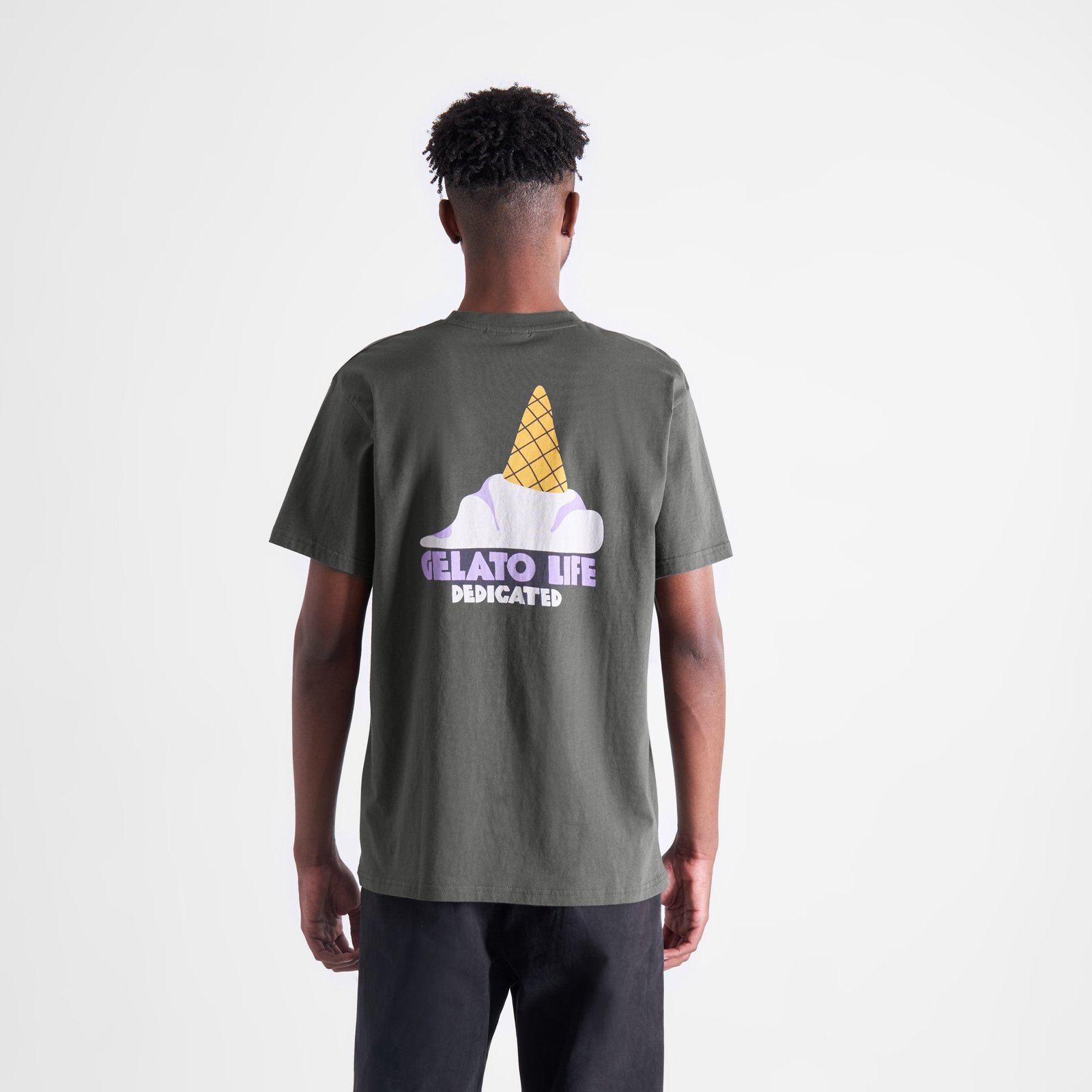 T-shirt Stockholm Gelato Life Charcoal