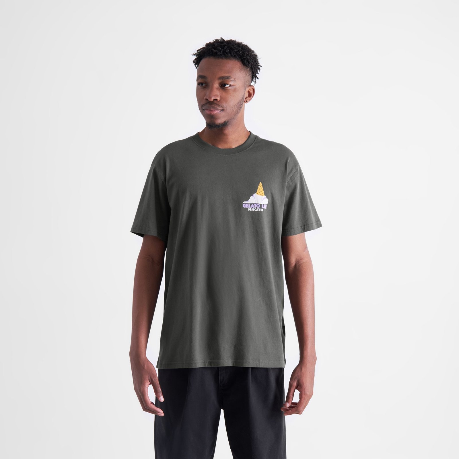 T-shirt Stockholm Gelato Life Charcoal