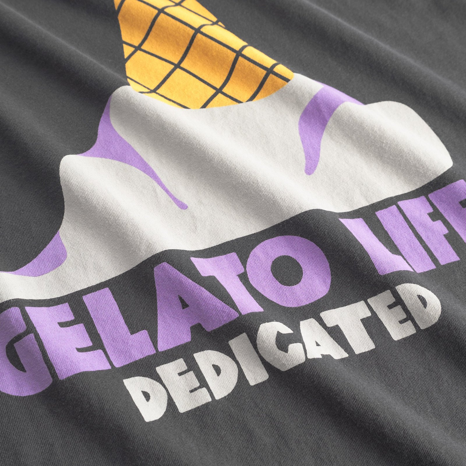 T-shirt Stockholm Gelato Life Charcoal