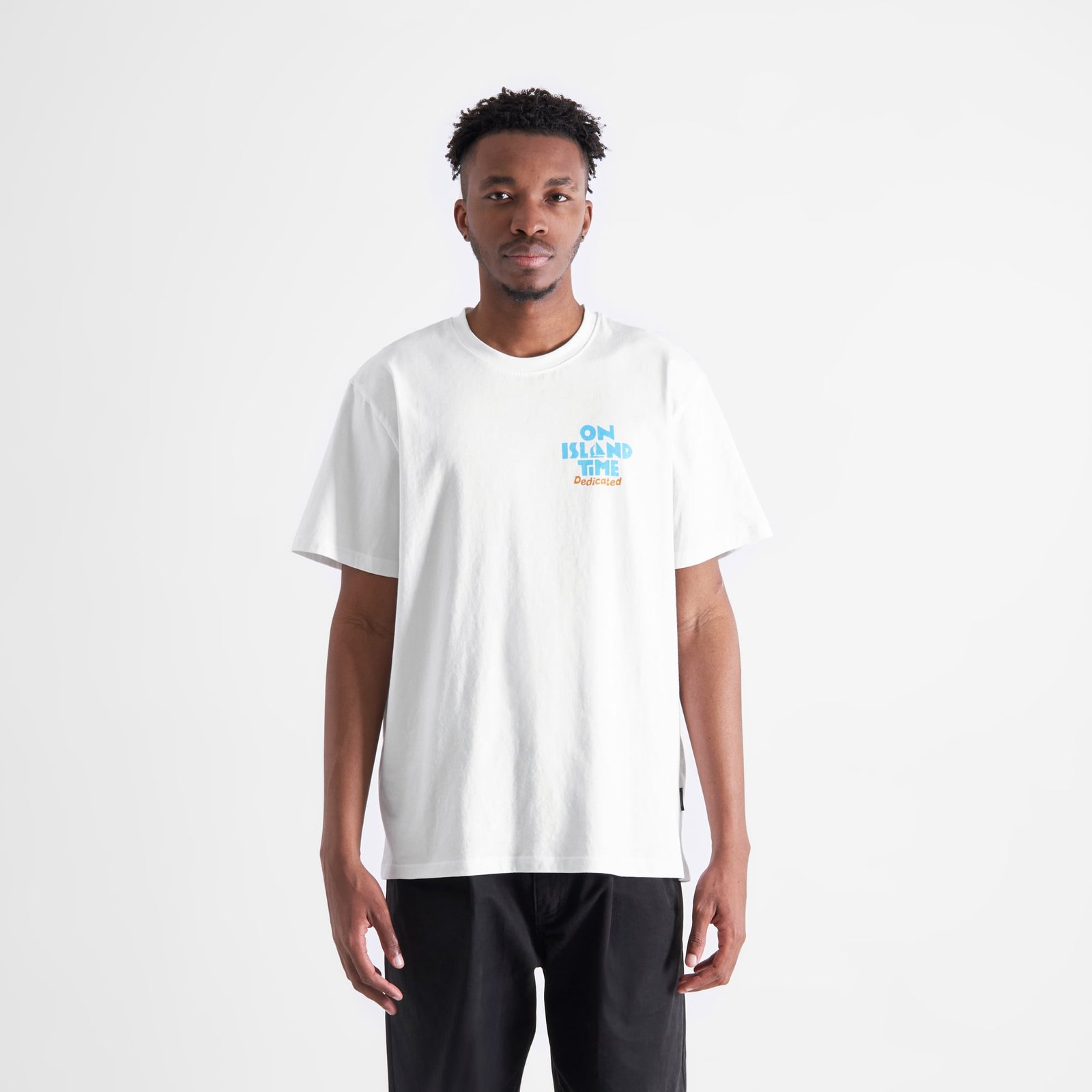 T-shirt Stockholm Island Time White