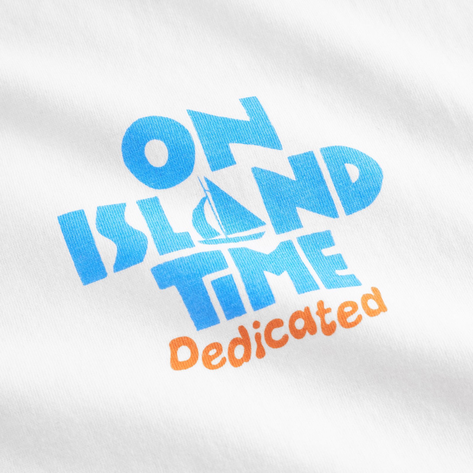 T-shirt Stockholm Island Time White