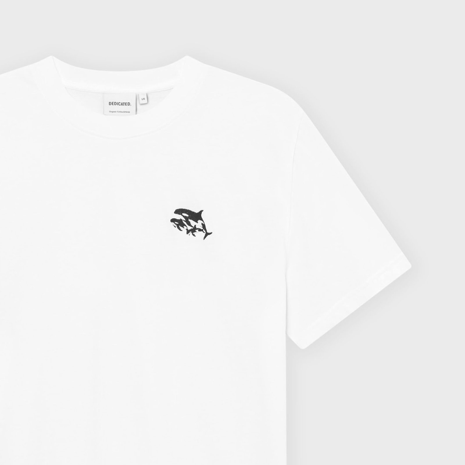T-shirt Stockholm Jump Whale White