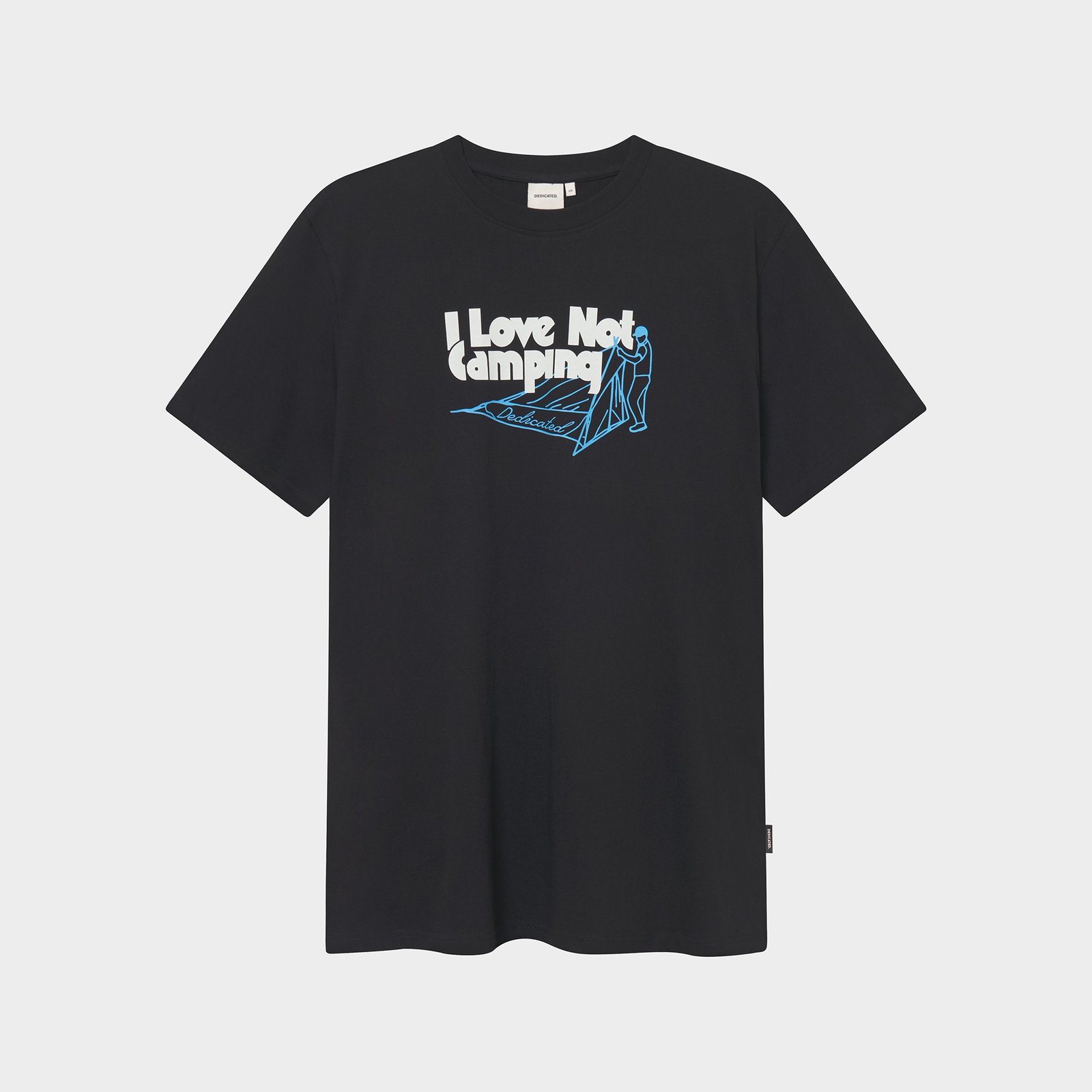 T-shirt Stockholm Love Not Camping Black
