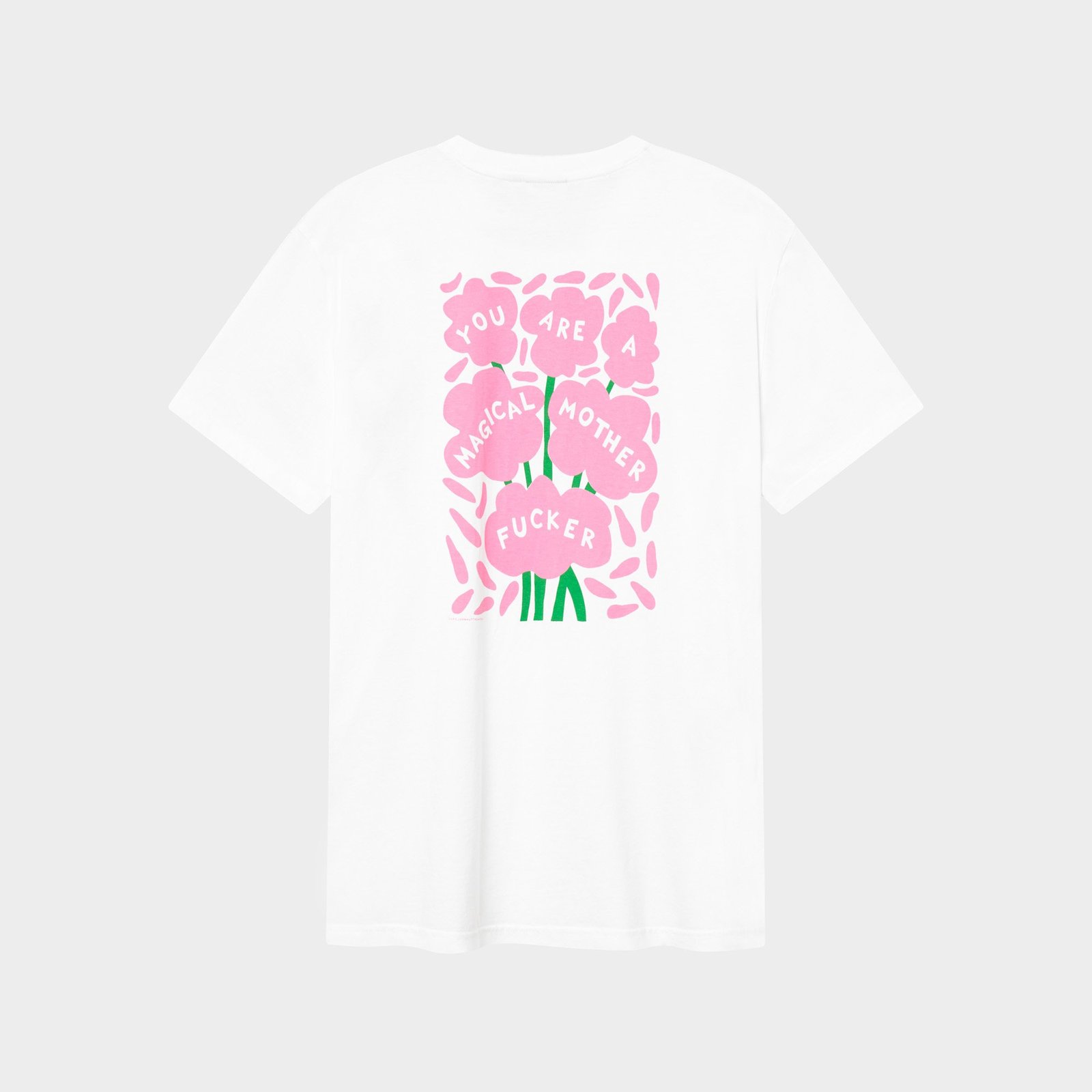 T-shirt Stockholm Magical Flowers White