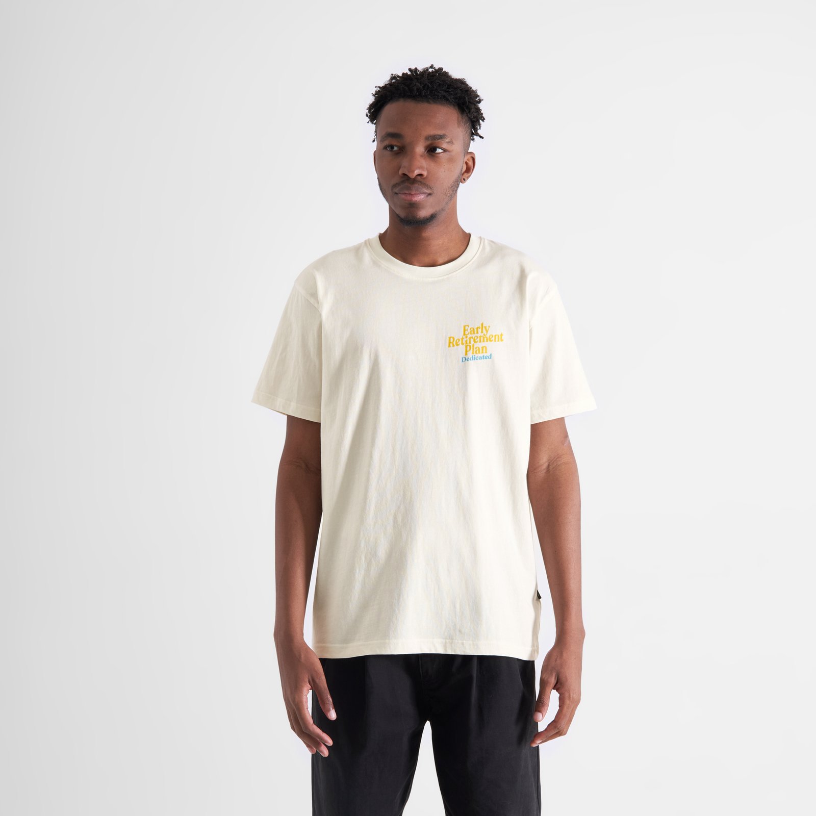 T-shirt Stockholm Retirement Plan Off-White