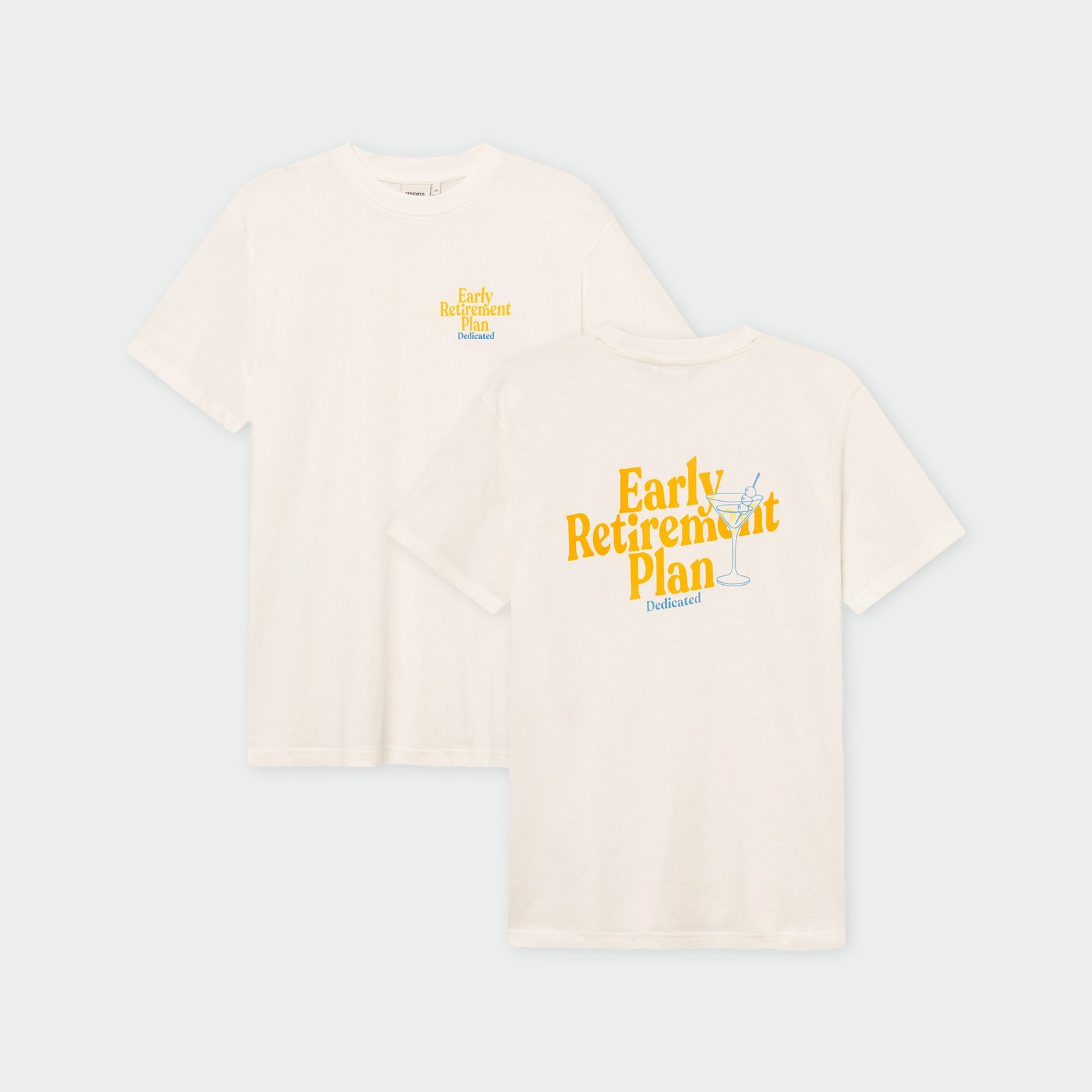 T-shirt Stockholm Retirement Plan Off-White