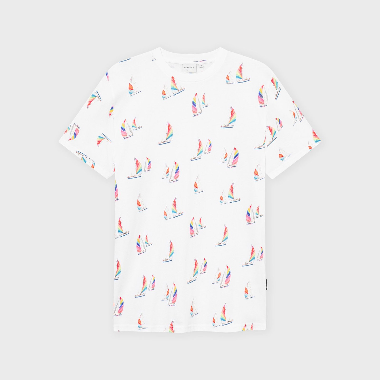 T-shirt Stockholm Sail Boats White