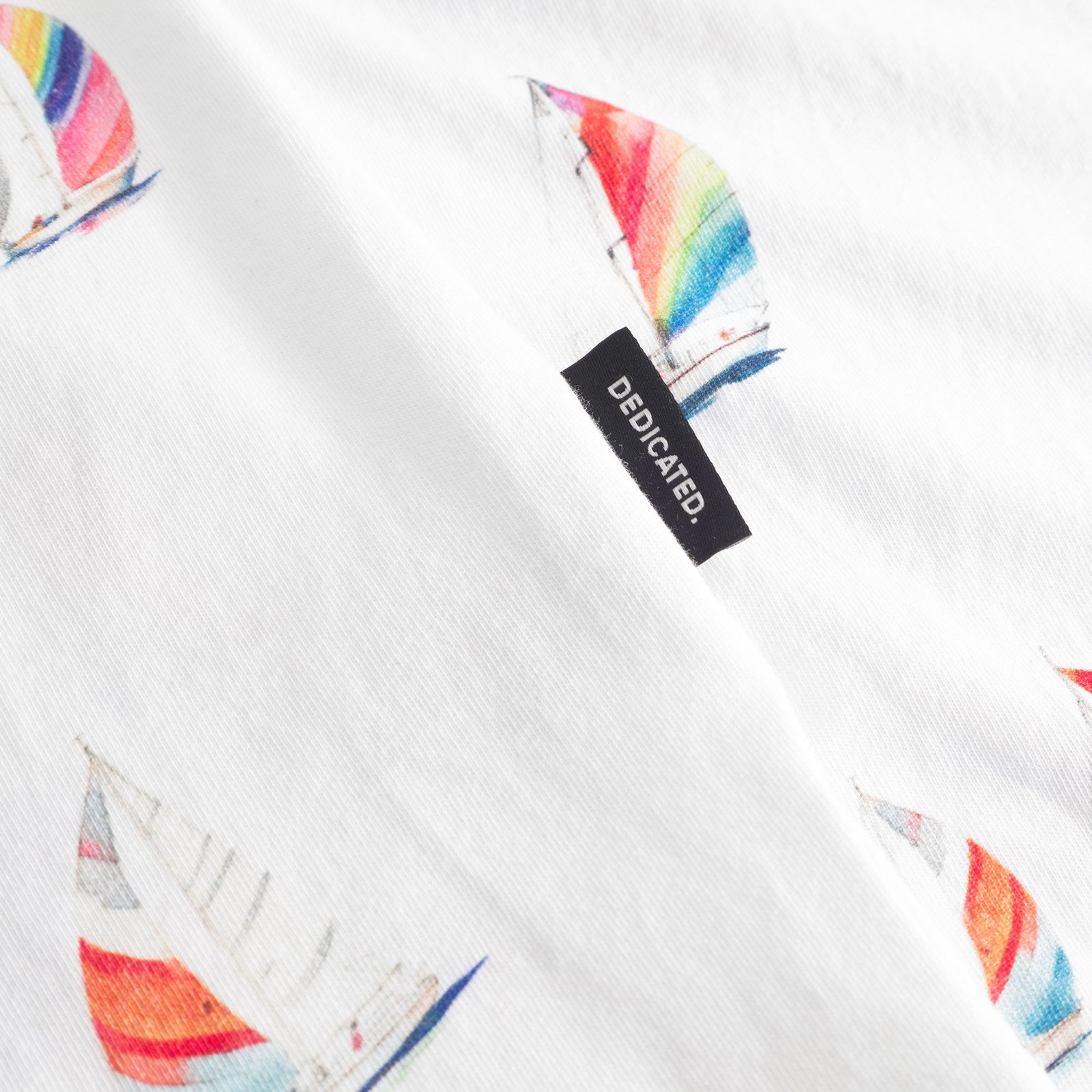 T-shirt Stockholm Sail Boats White