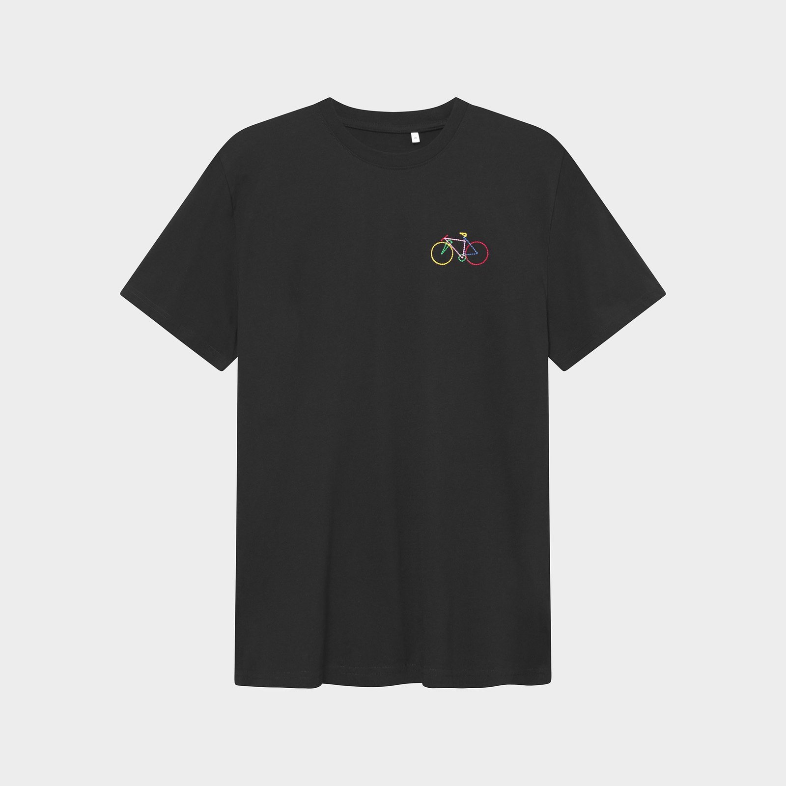 T-shirt Stockholm Small Paper Cut Bike Black