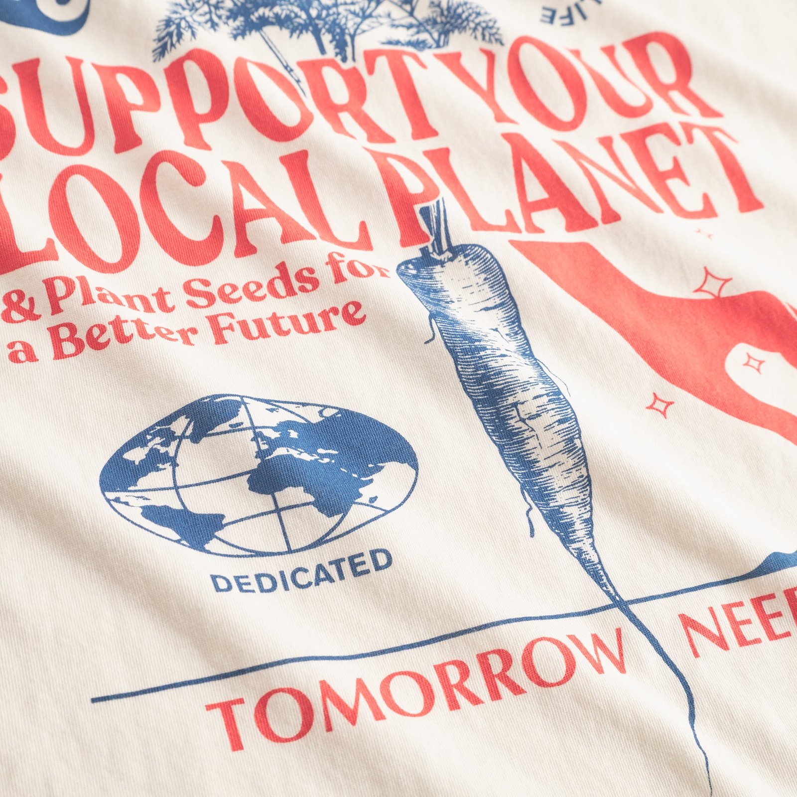 T-shirt Stockholm Support Seed Off-White