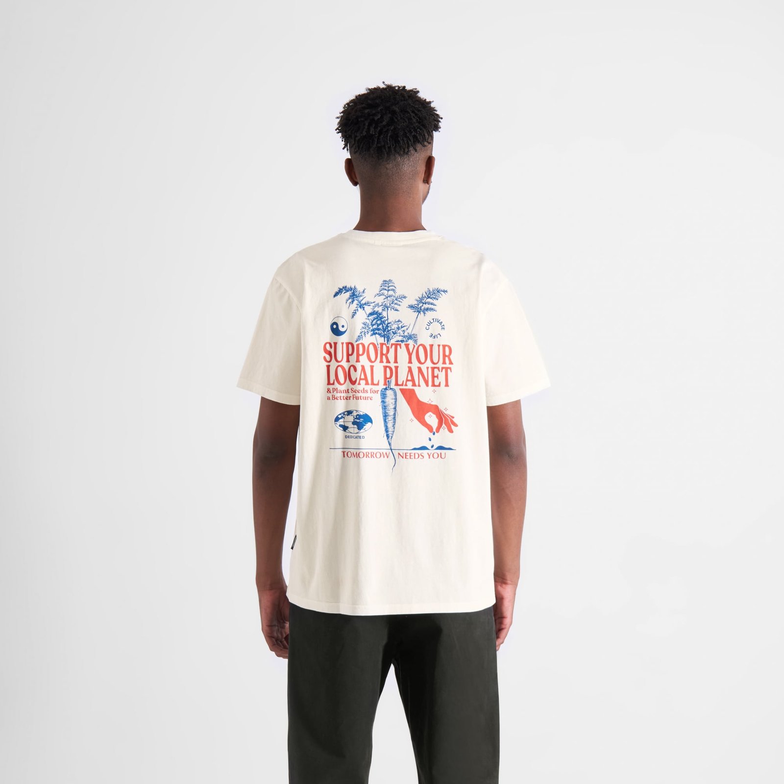 T-shirt Stockholm Support Seed Off-White