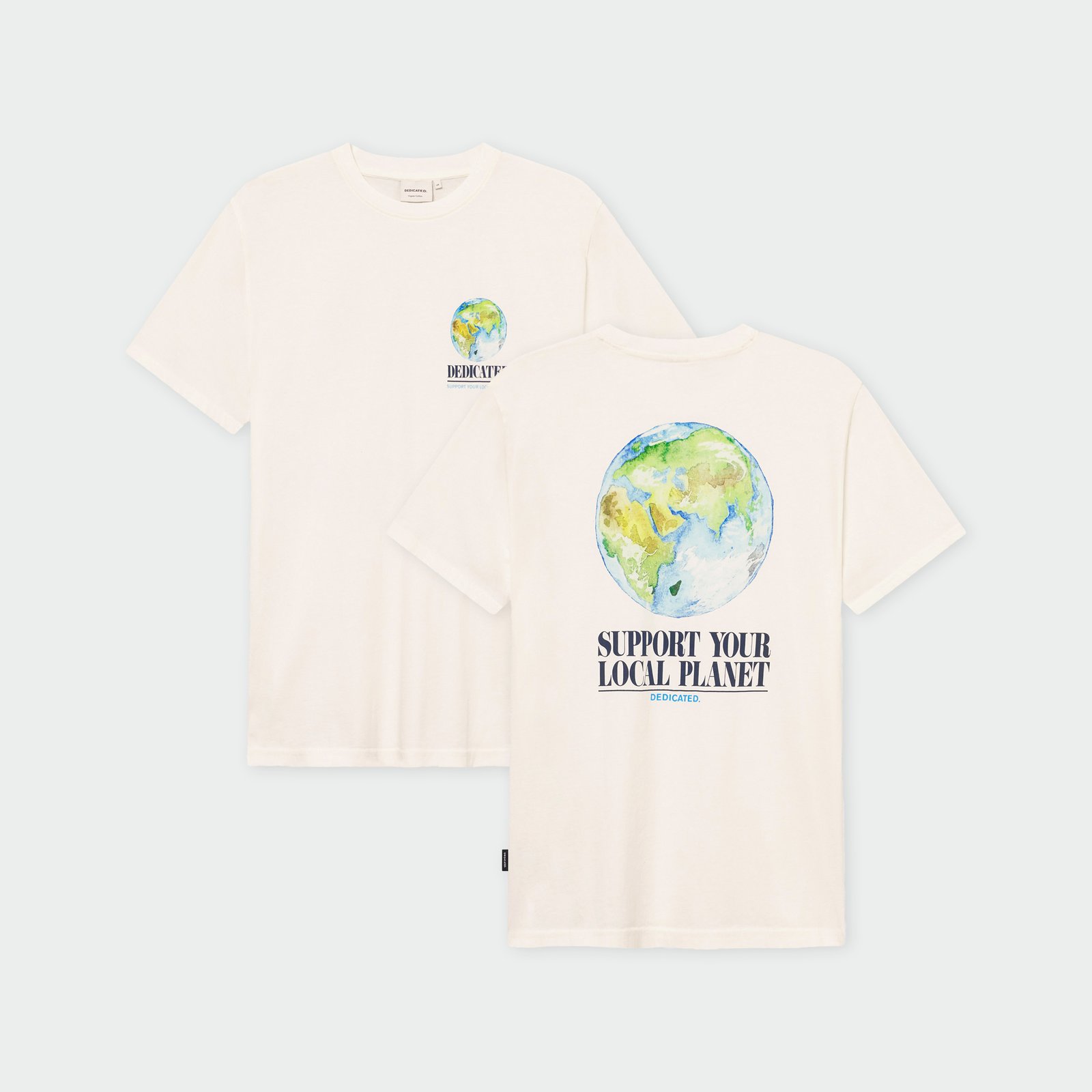 T-shirt Stockholm Support Water Globe Off-White