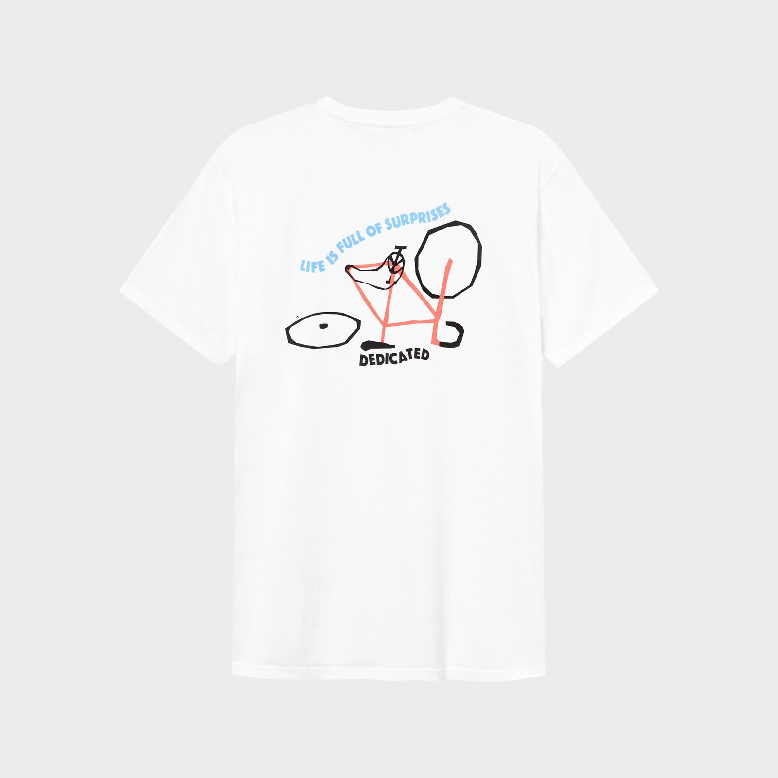 T-shirt Stockholm Surprise Bike White