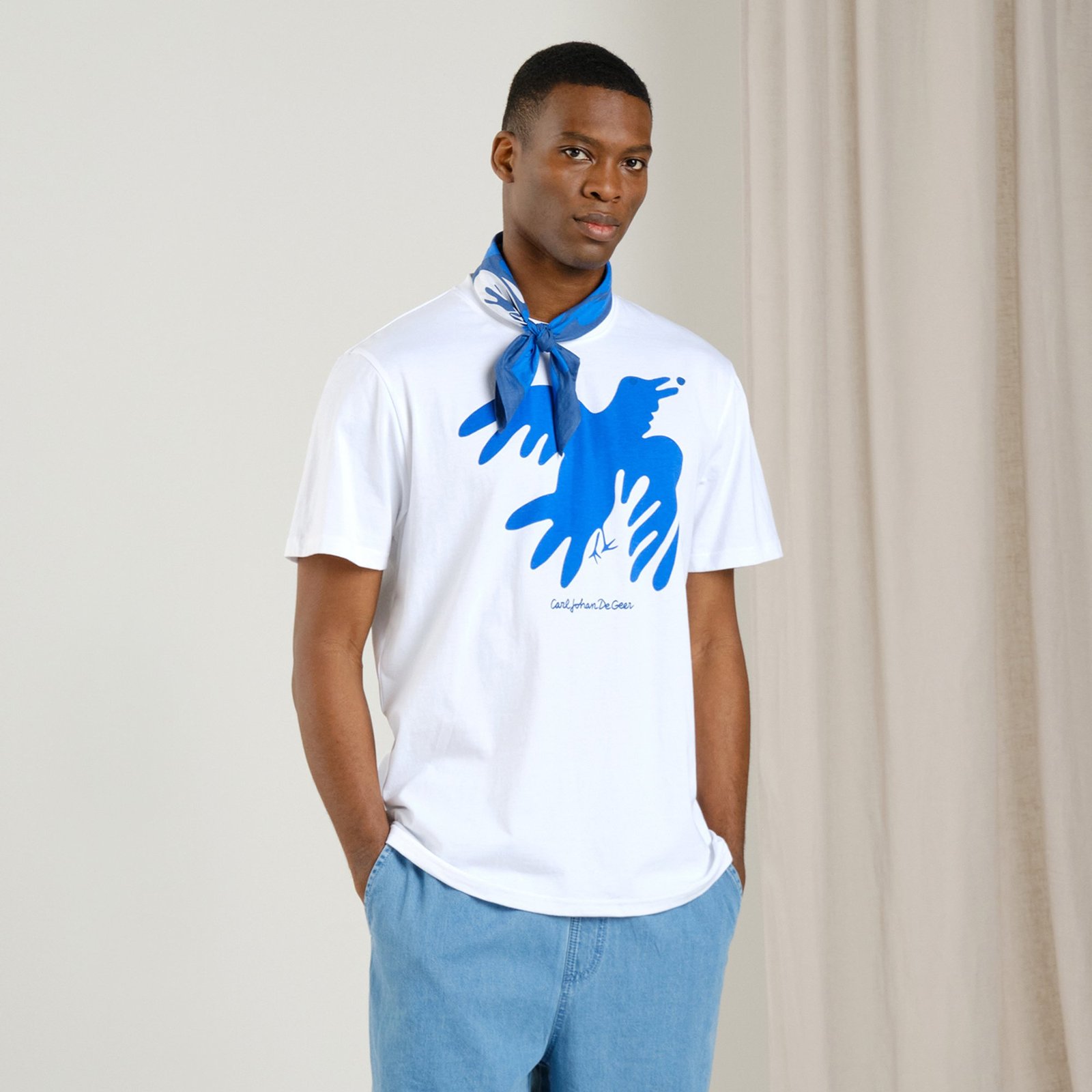 T-shirt Stockholm The Phoenix Bird White