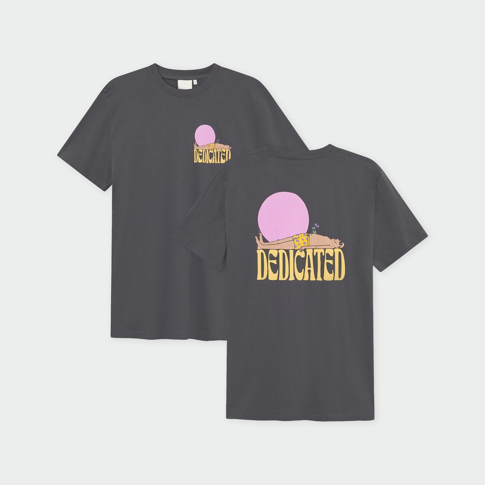 T-shirt Stockholm Vacay Logo Charcoal