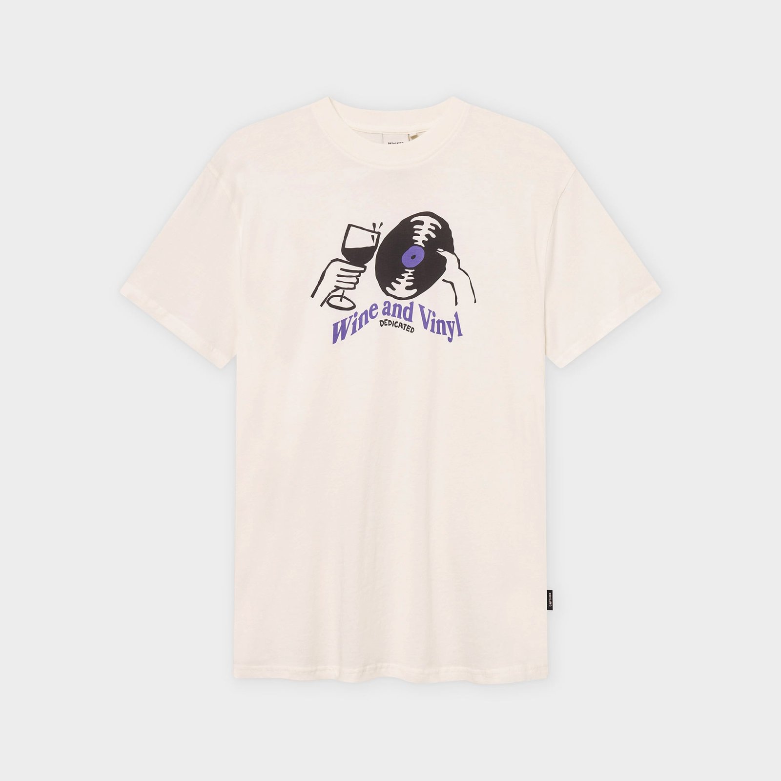 T-shirt Stockholm Wine And Vinyl Off-White