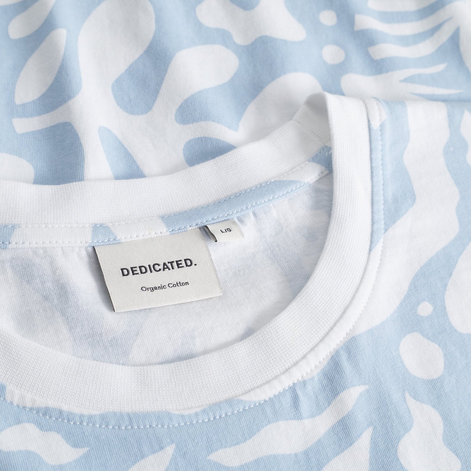 T-shirt Stockholm Wonky Beach Skyway Blue