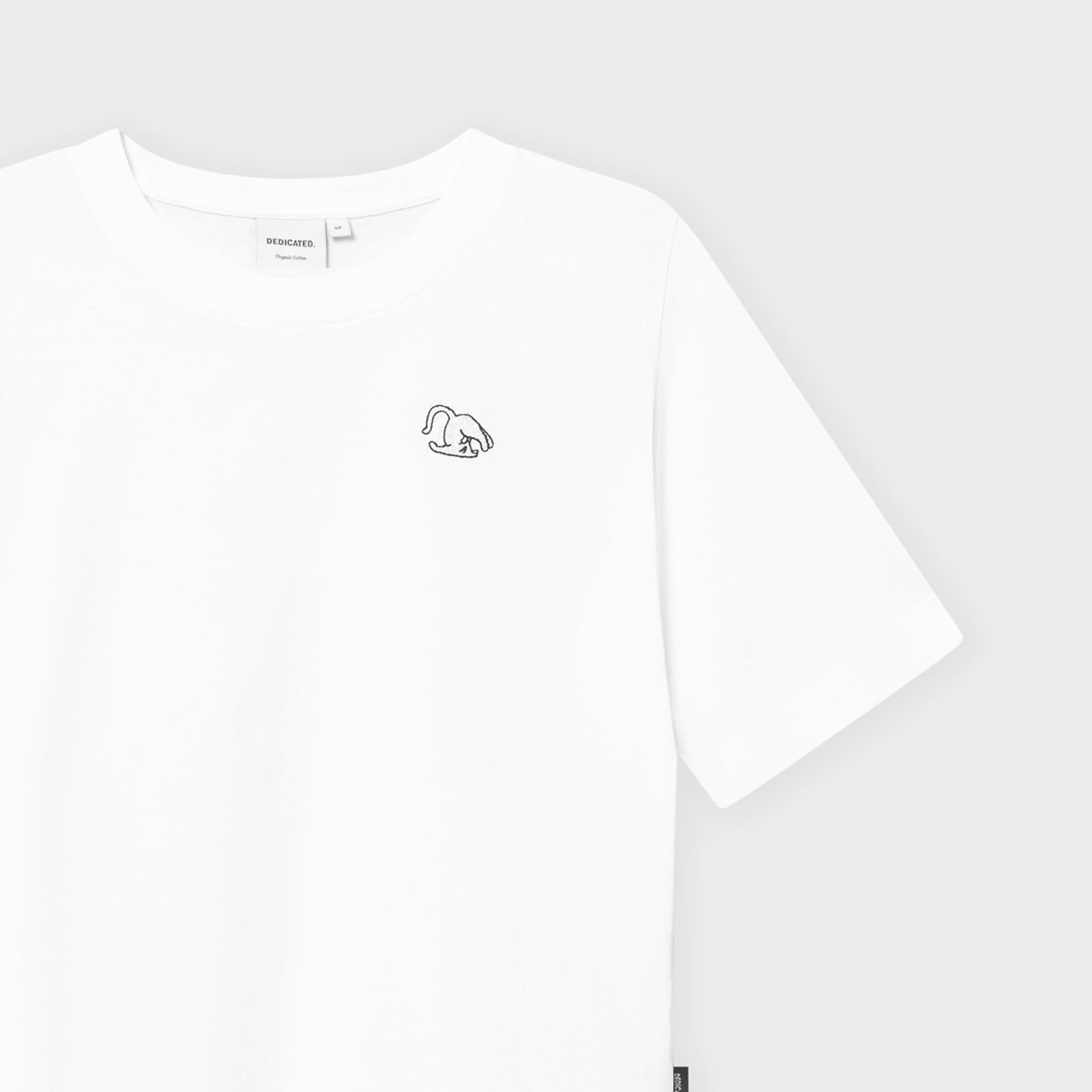 T-shirt Vadstena Cat Pose White