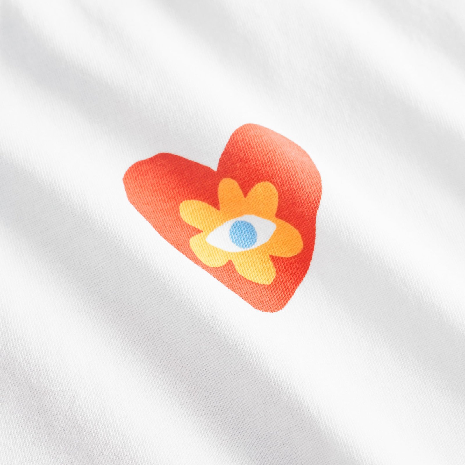 T-shirt Vadstena Good Vibes White