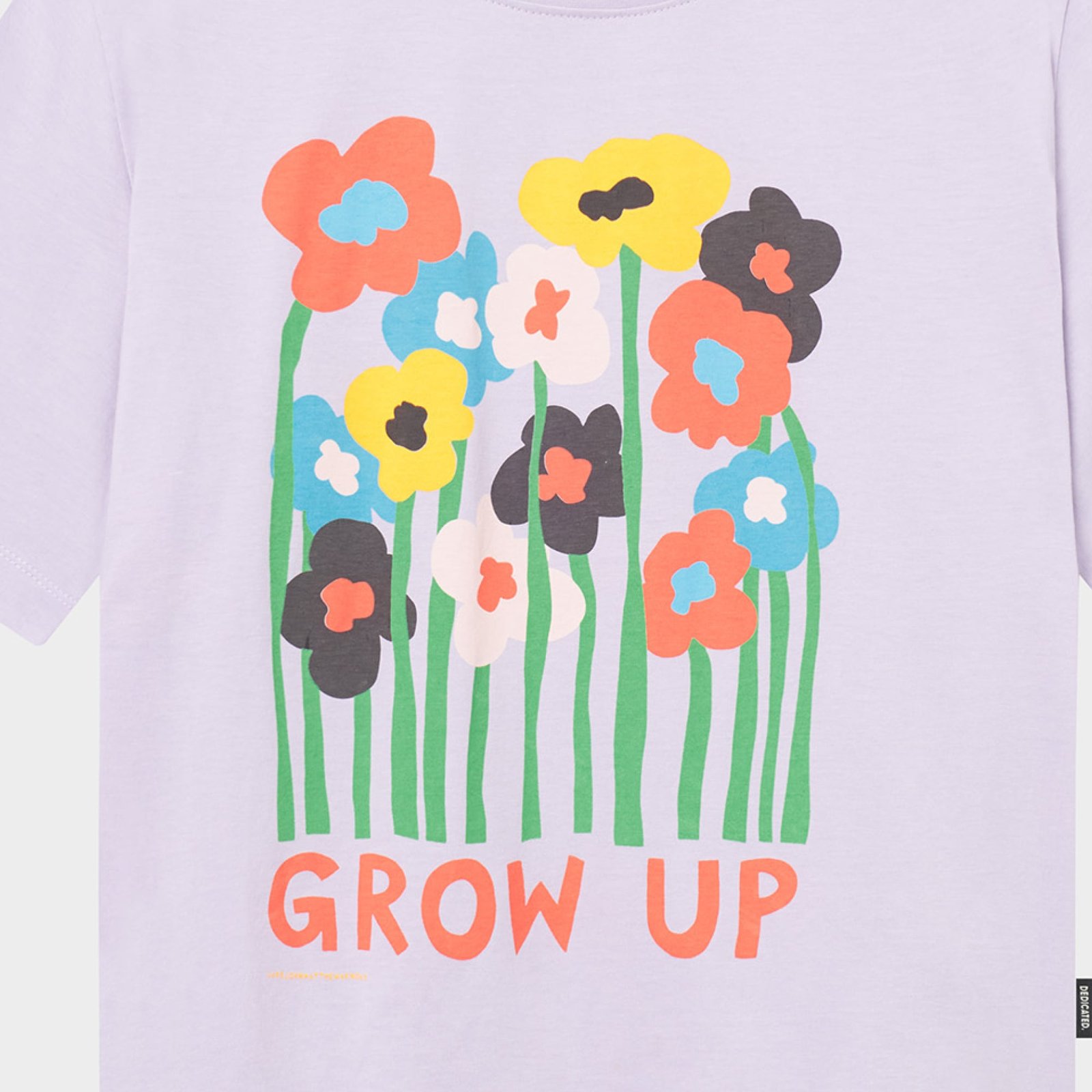 T-shirt Vadstena Grow Up Thistle Purple