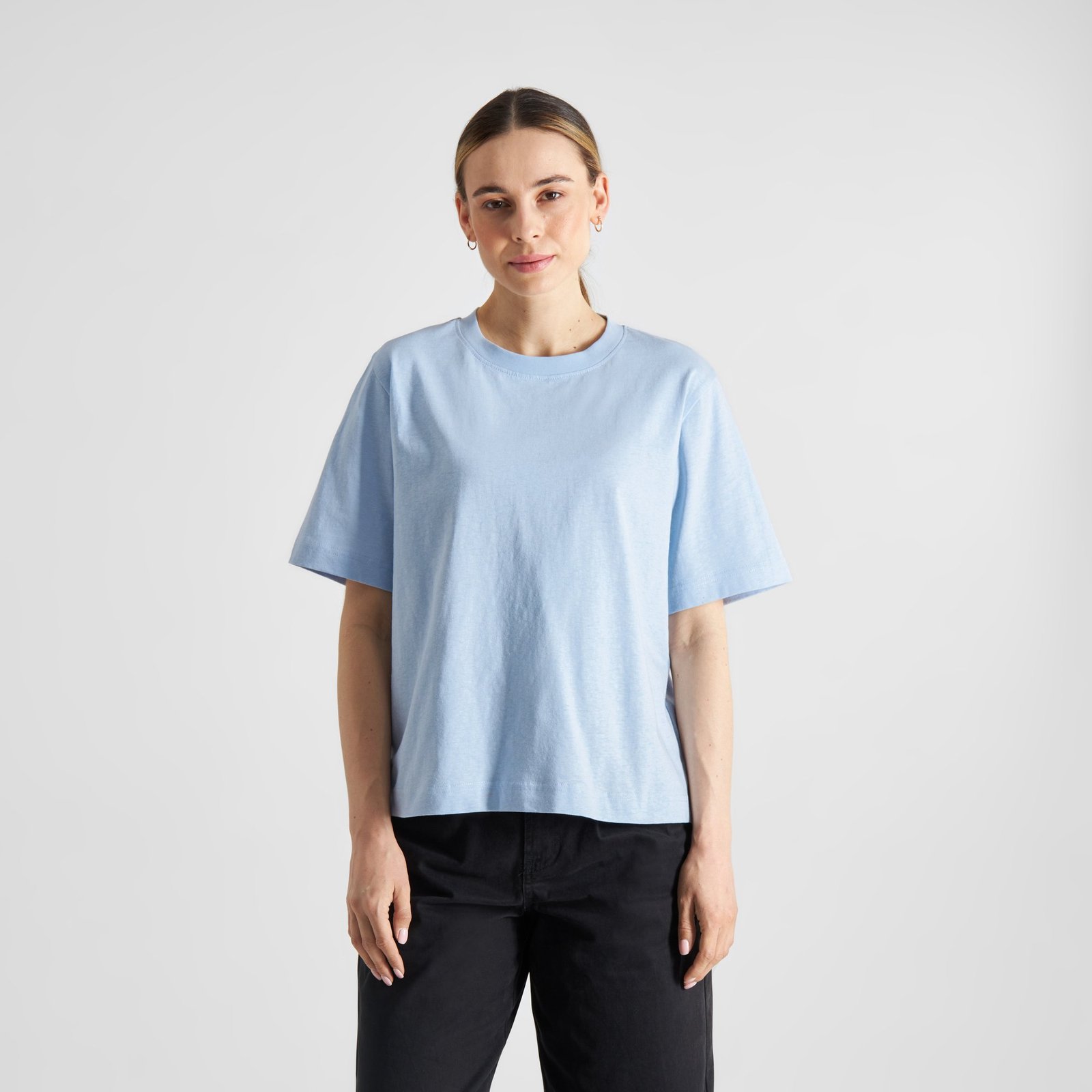T-shirt Vadstena Hemp Skyway Blue