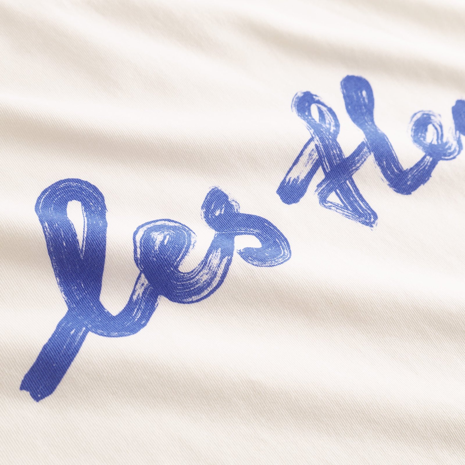 T-shirt Vadstena Les Fleurs Scripted Off-White