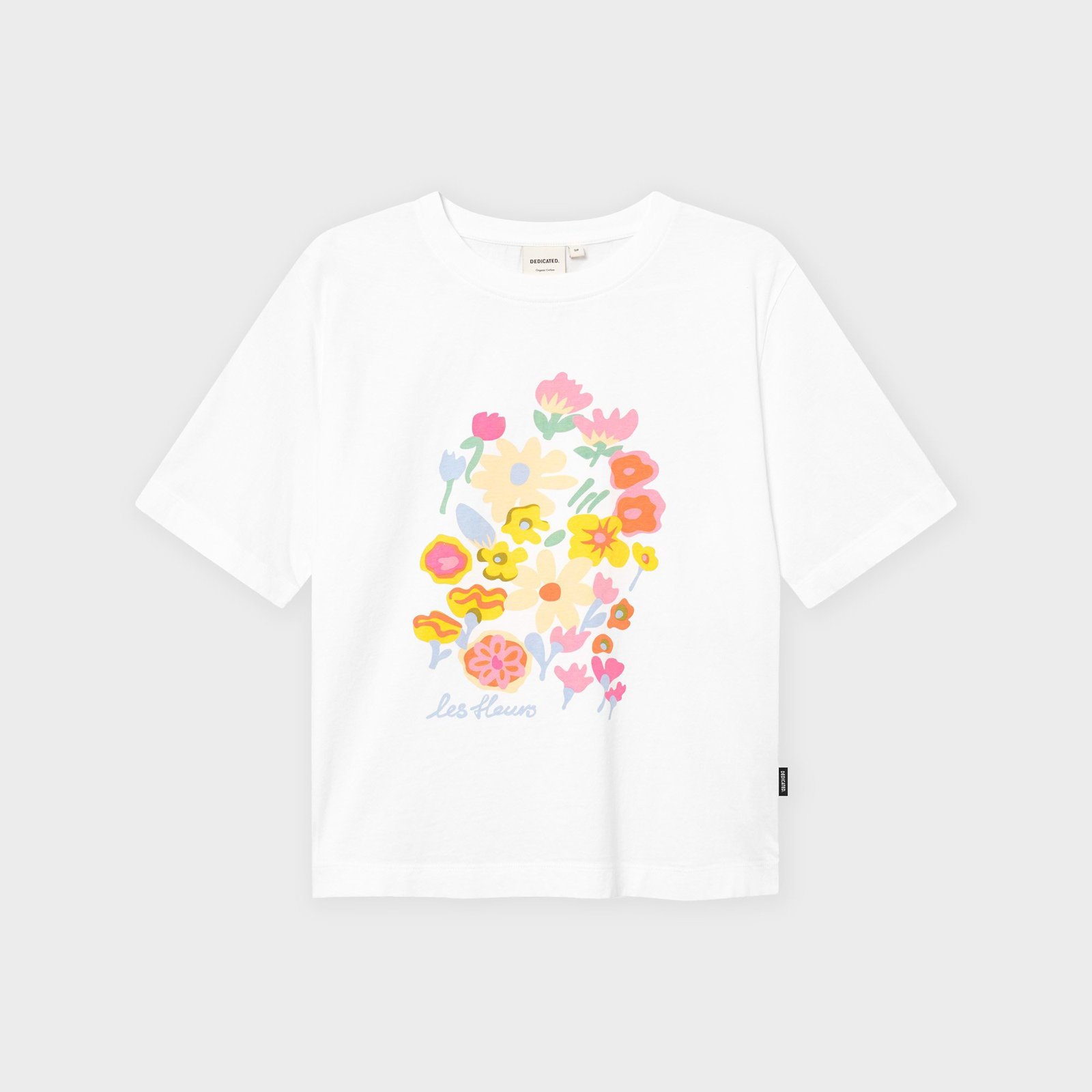 T-shirt Vadstena Les Fleurs White