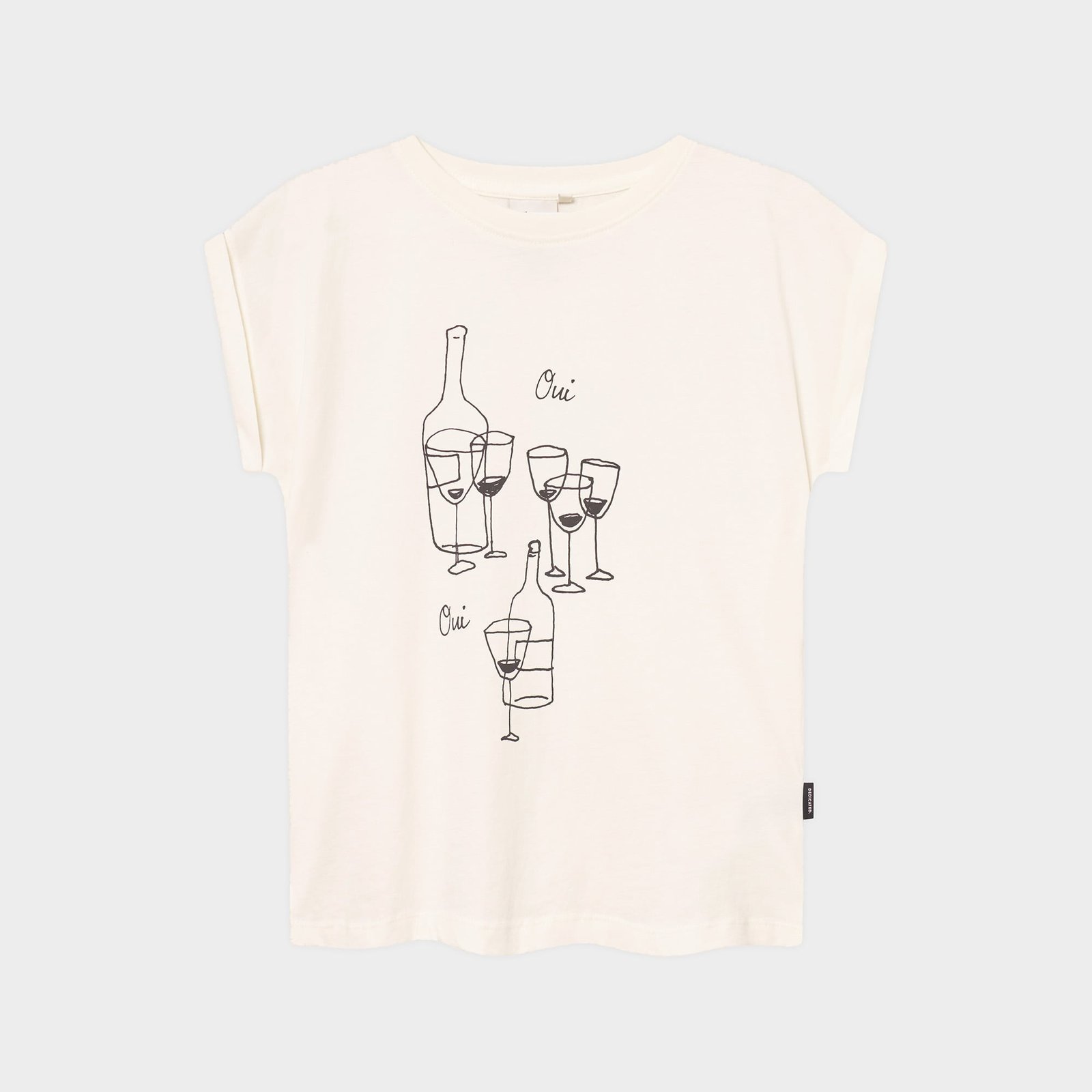 T-shirt Visby Oui Wine Off-White
