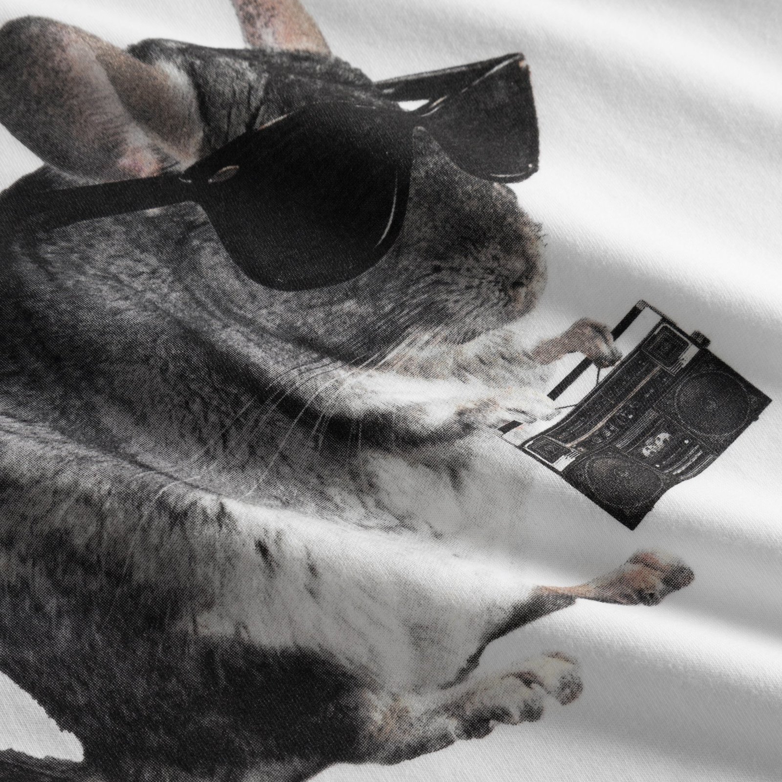 T-shirt Stockholm Chinchillin White