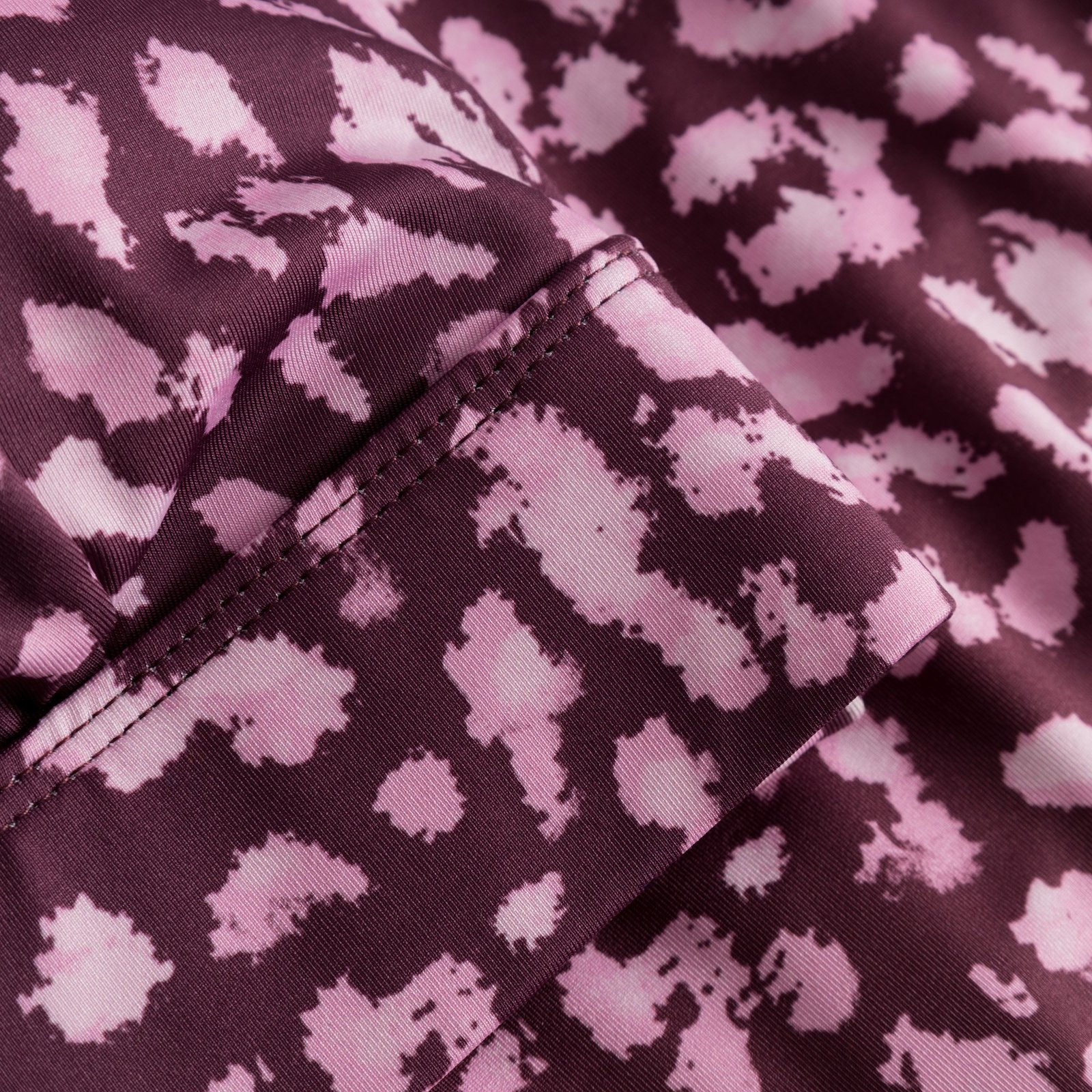 Bikini Top Alva Leopard Burgundy