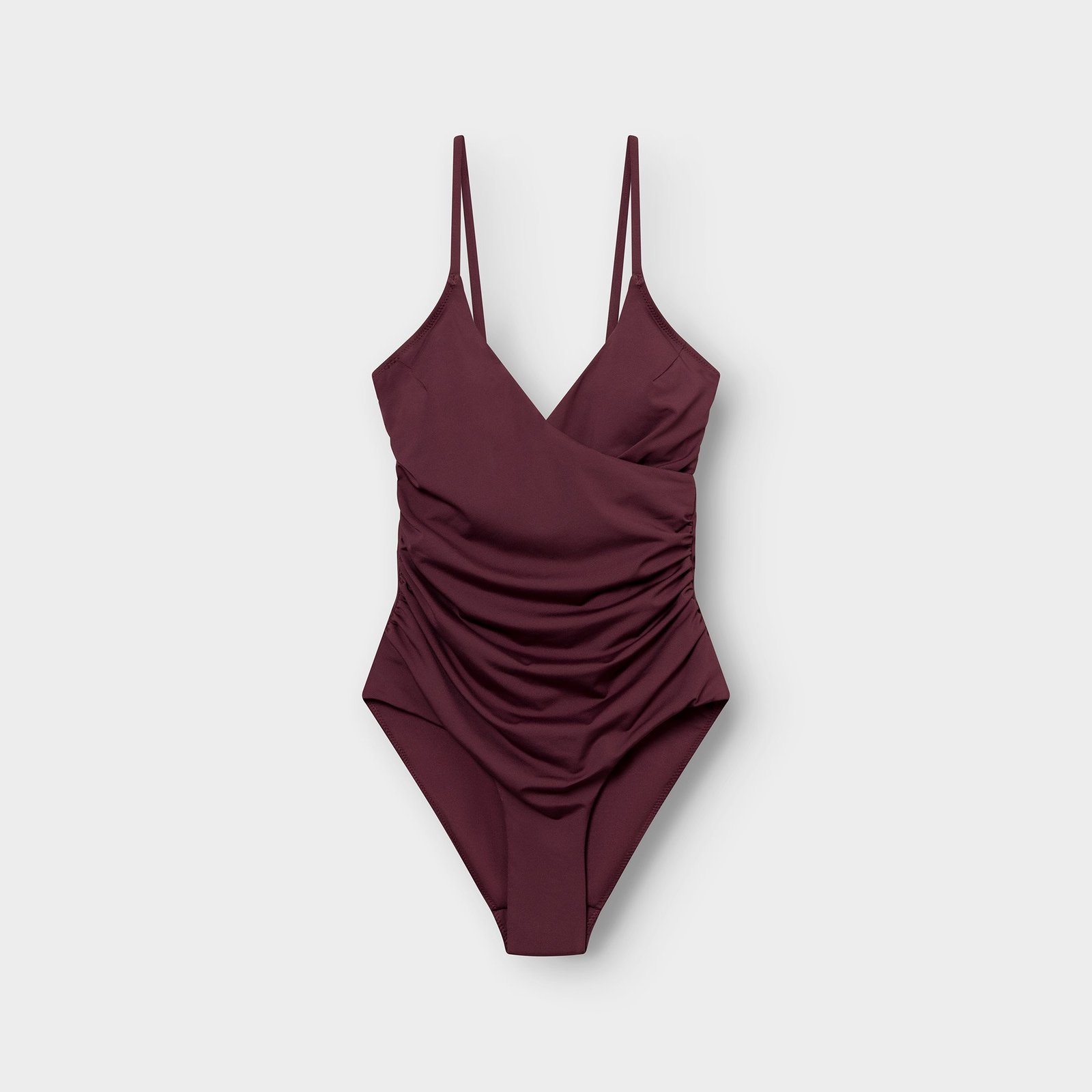 Wrap Swimsuit Klinte Burgundy