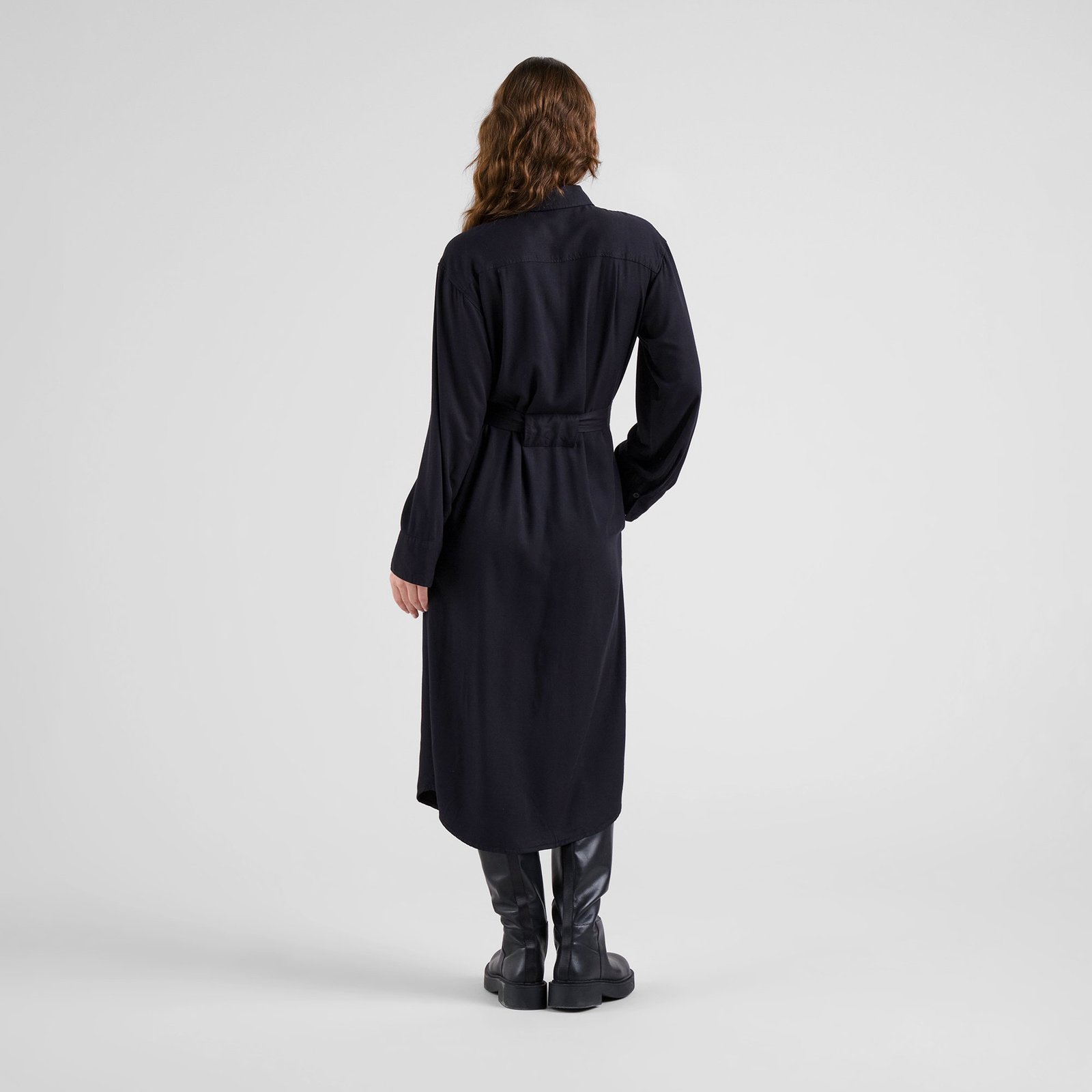 Shirt Dress Kvilla Heavy Viscose Black