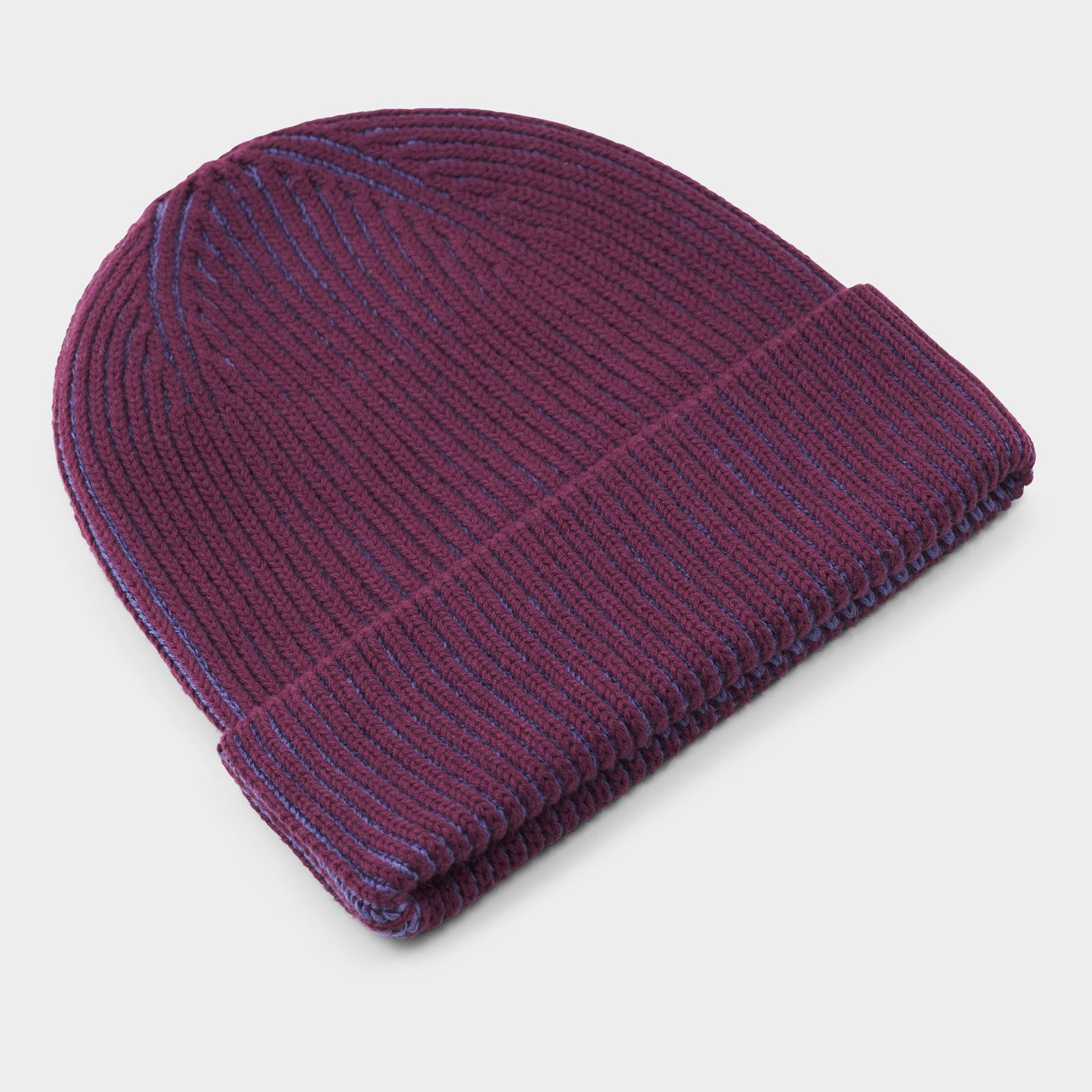 Beanie Narvik Brioche Fig Red/Heron Blue