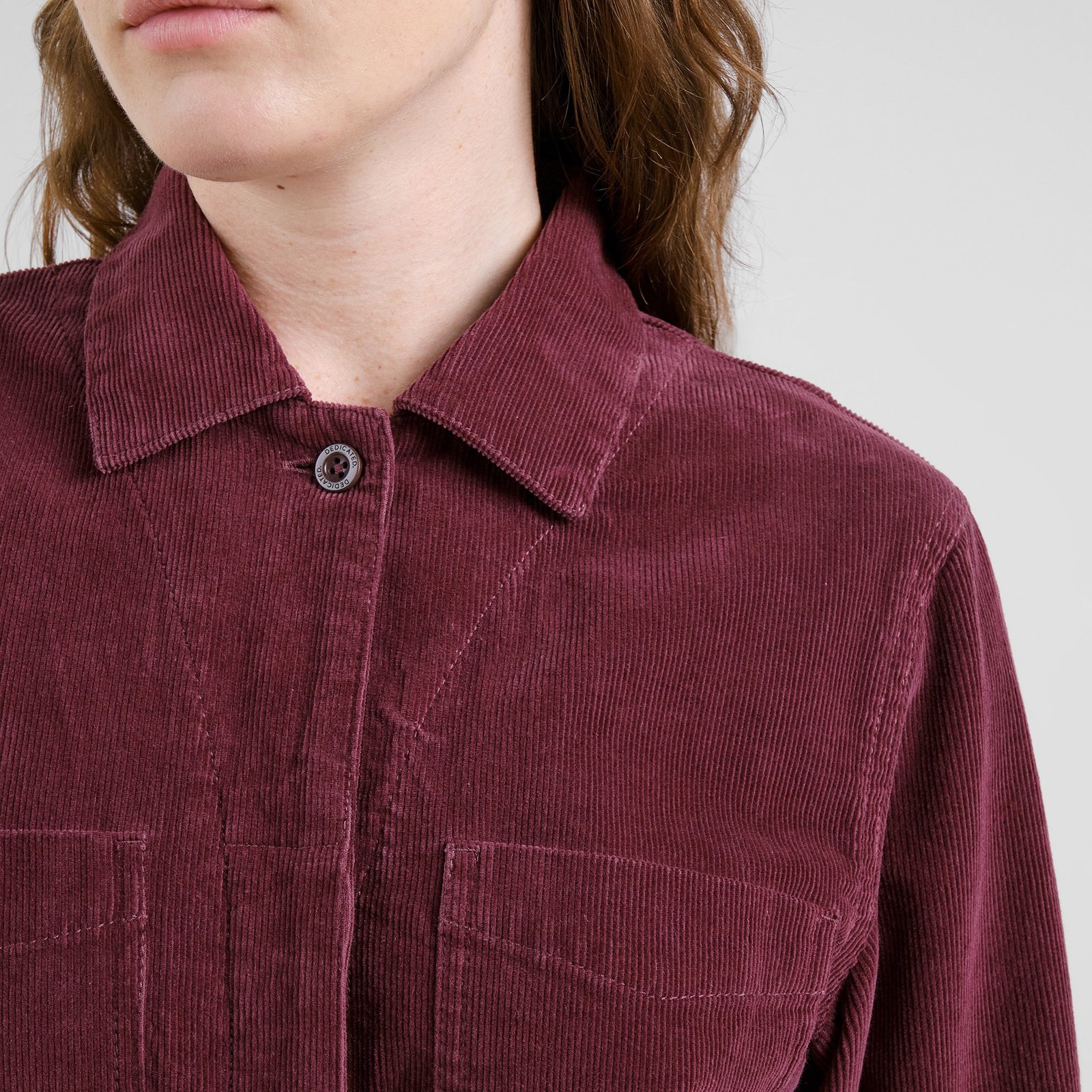 Overall Docksta Corduroy Fig Red