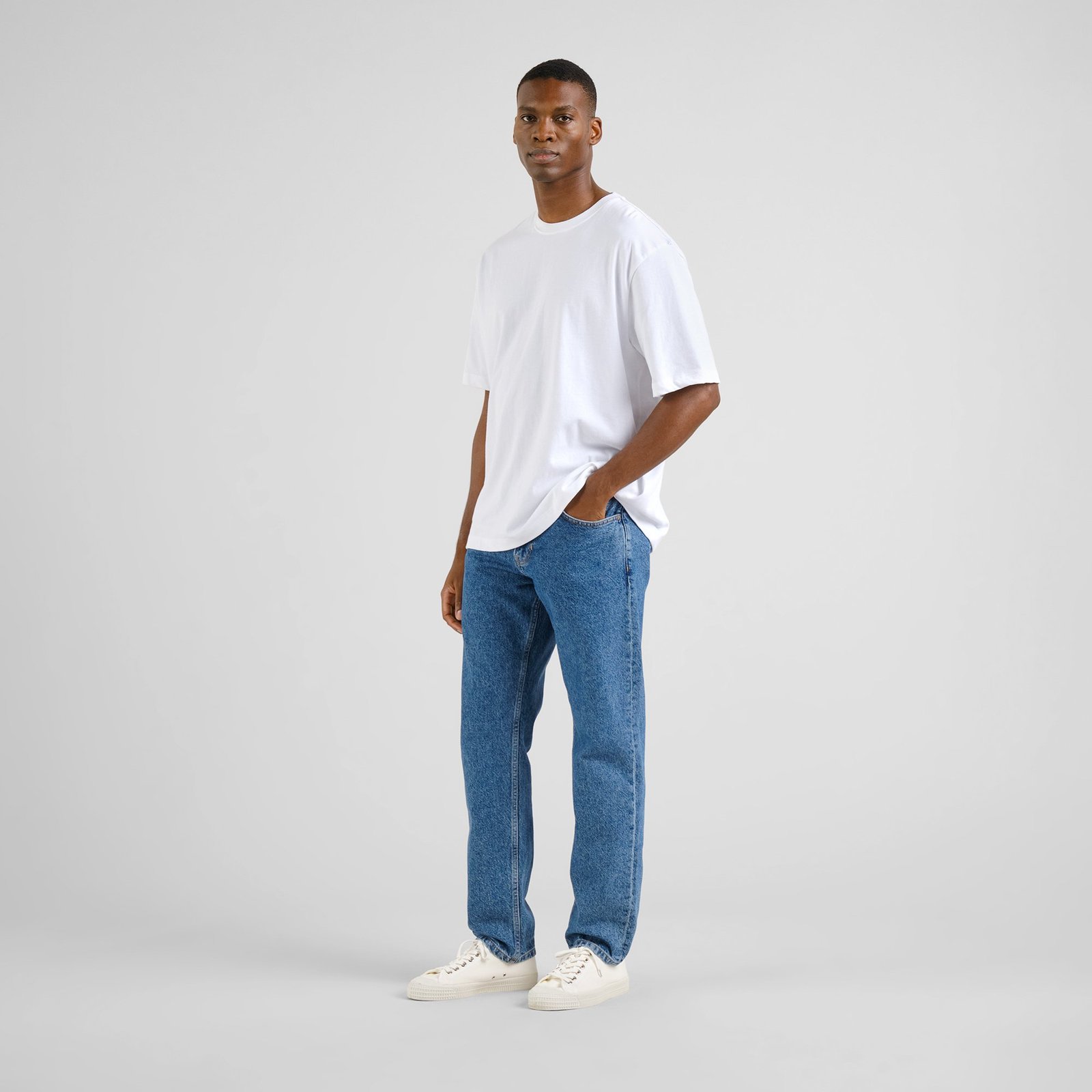 Denim Pants Frankfurt Tapered Fit Mid Blue