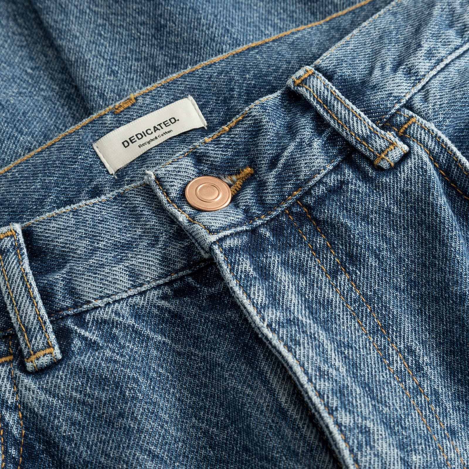 Denim Pants Frankfurt Tapered Fit Mid Blue