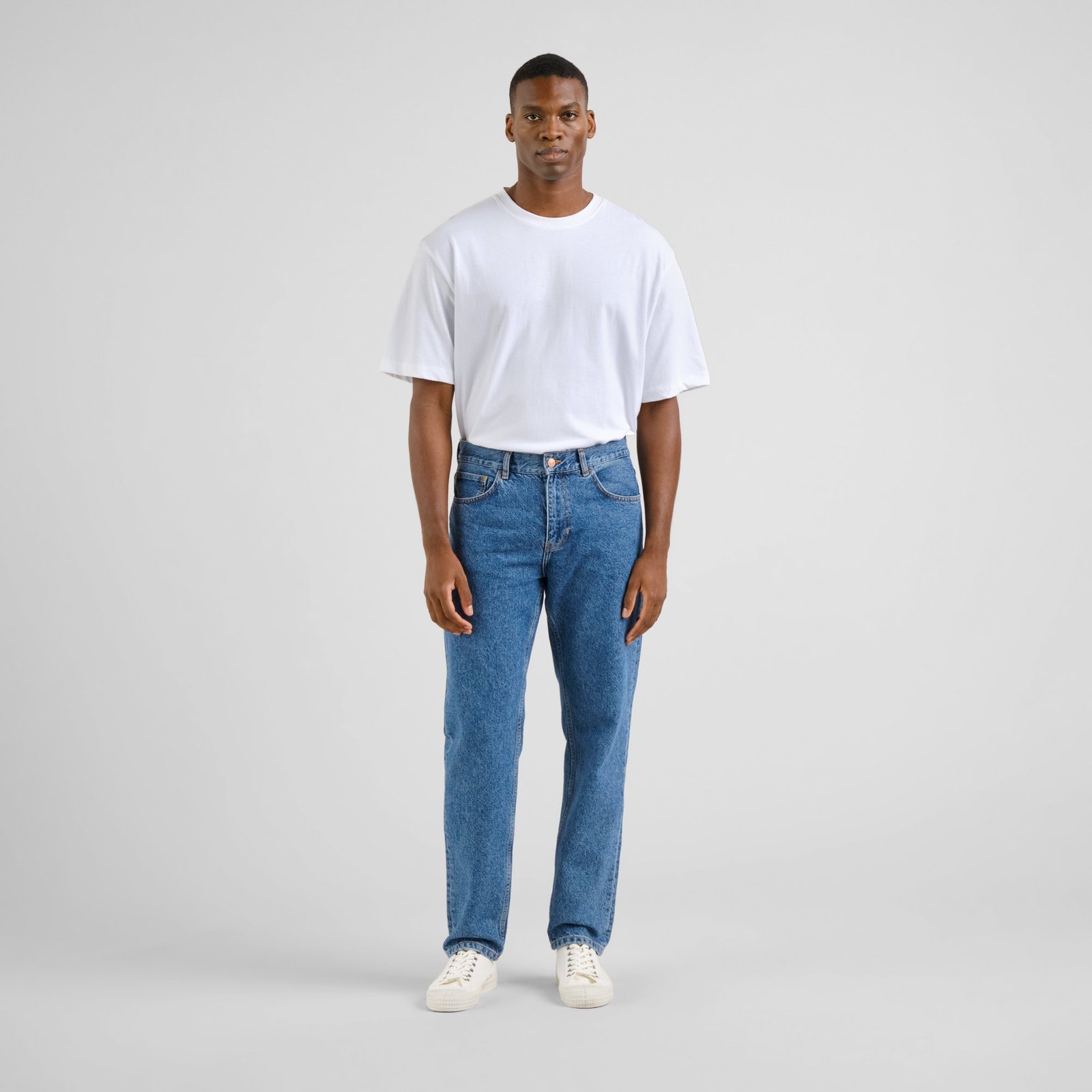 Denim Pants Frankfurt Tapered Fit Mid Blue