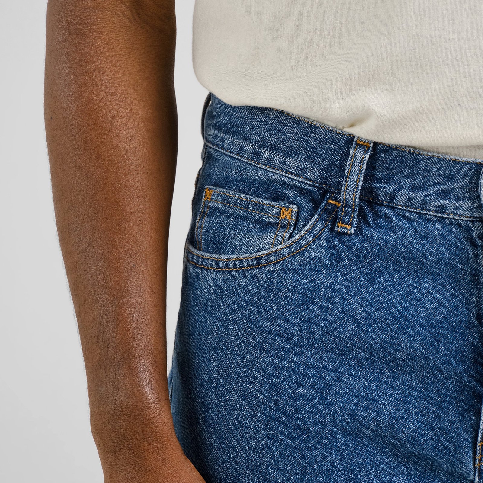 Denim Pants Hamburg Relaxed Fit Mid Blue