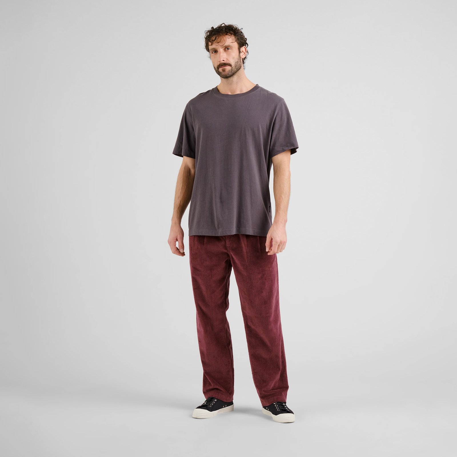 Pants Vallen Corduroy Fig Red