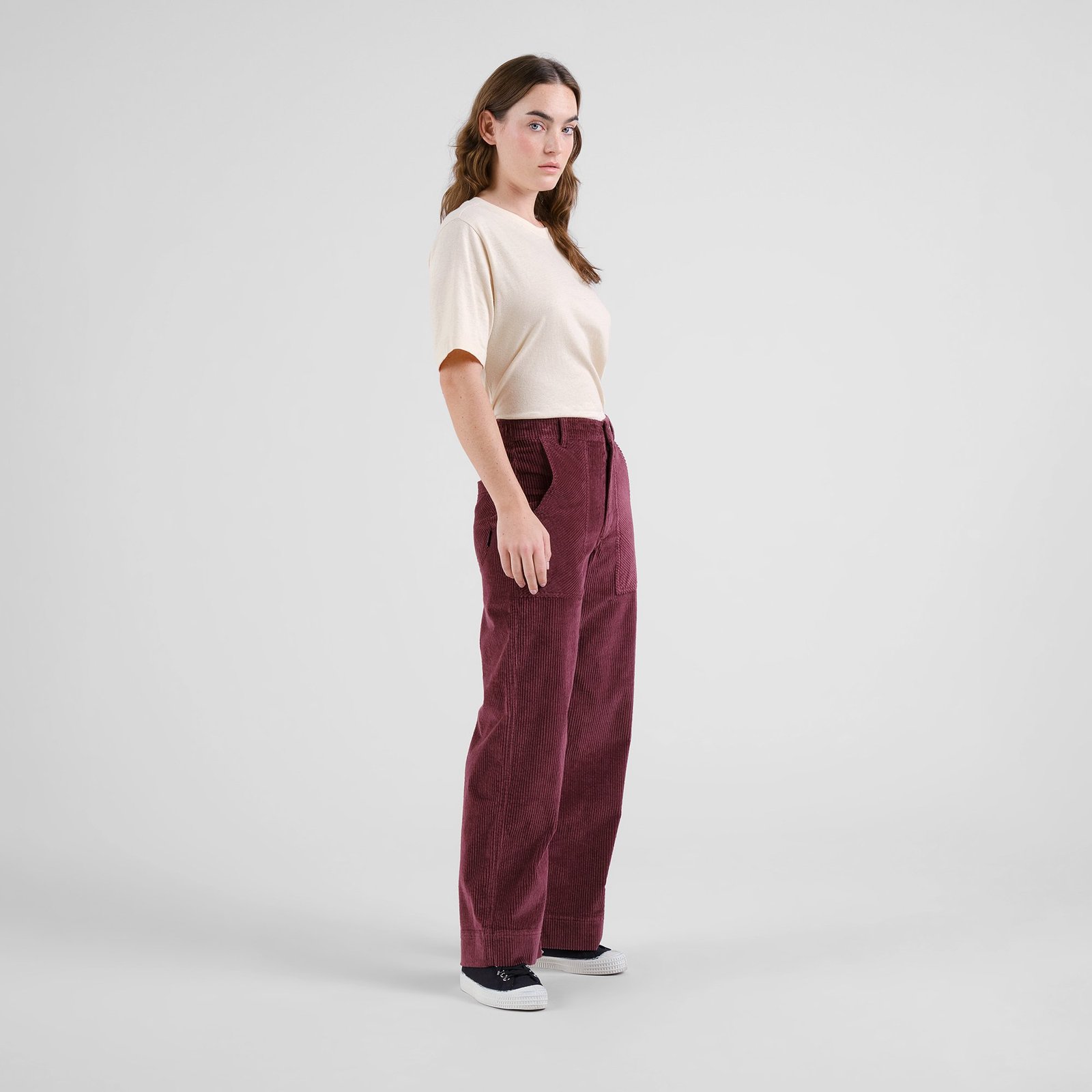Workwear Pants Vara Corduroy Fig Red