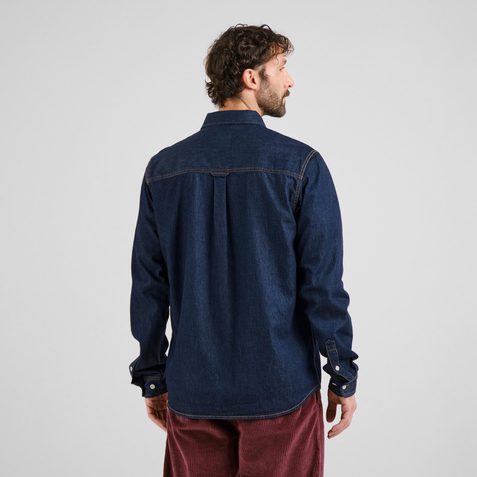 Shirt Lunnevik Denim Dark Blue