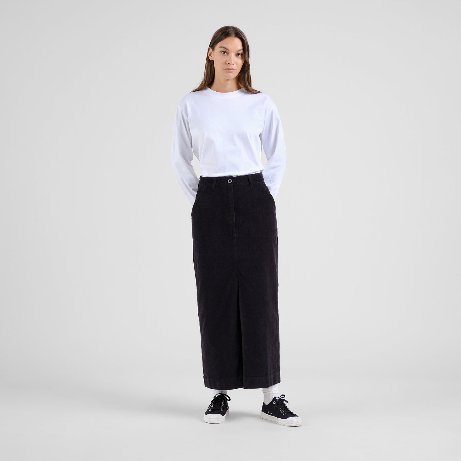 Skirt Finsta Corduroy Black