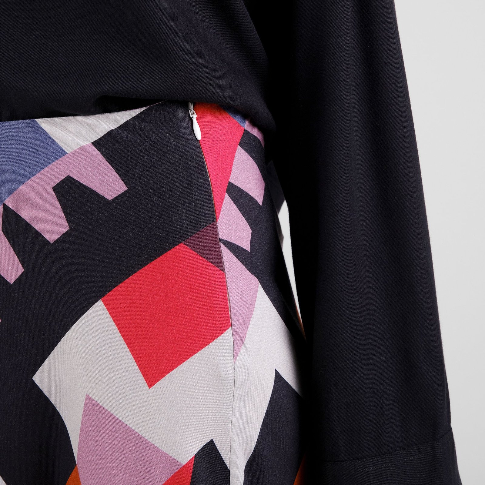 Skirt Mellby Heavy Abstract Chaos Multi Color