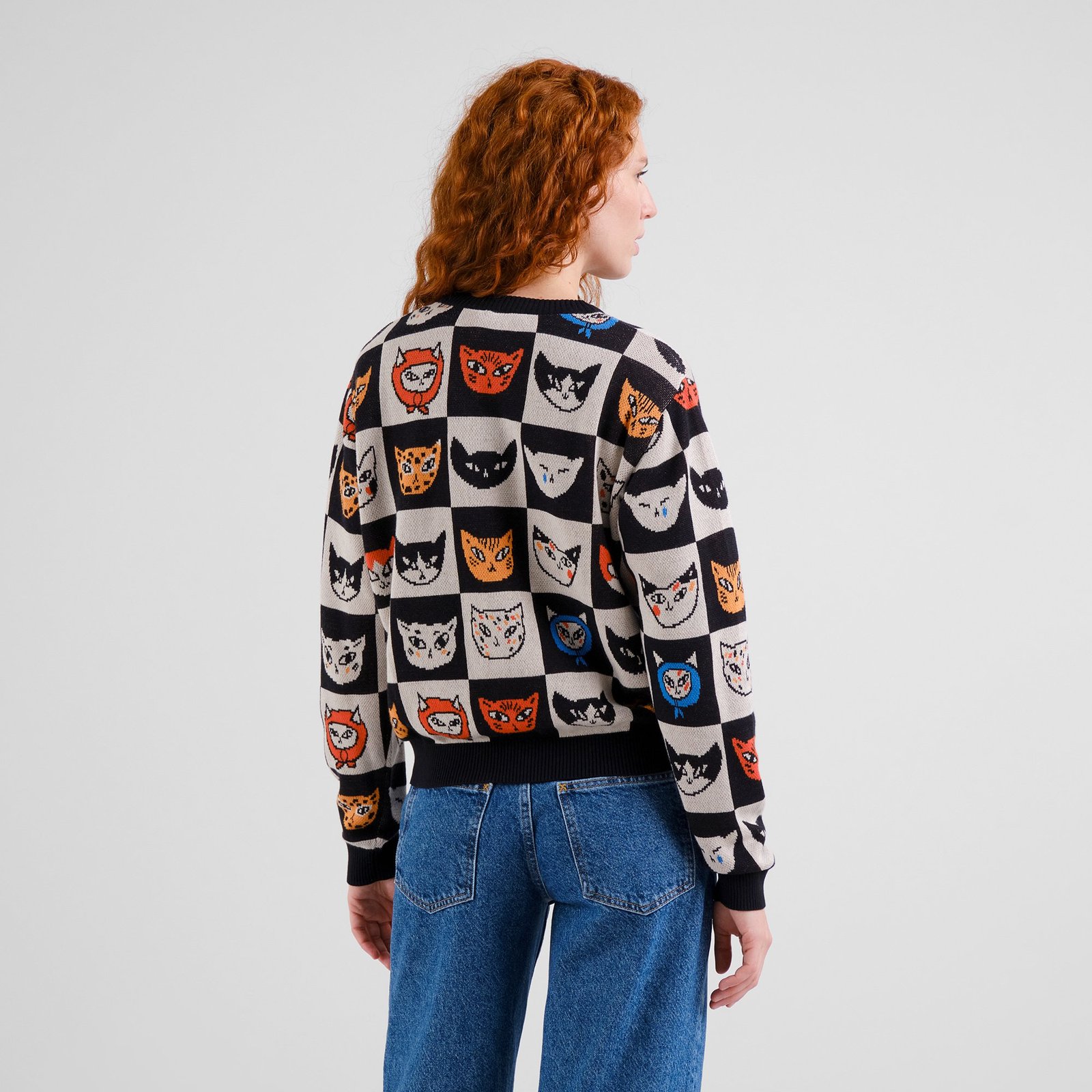 Sweater Arendal Cat Bingo Black