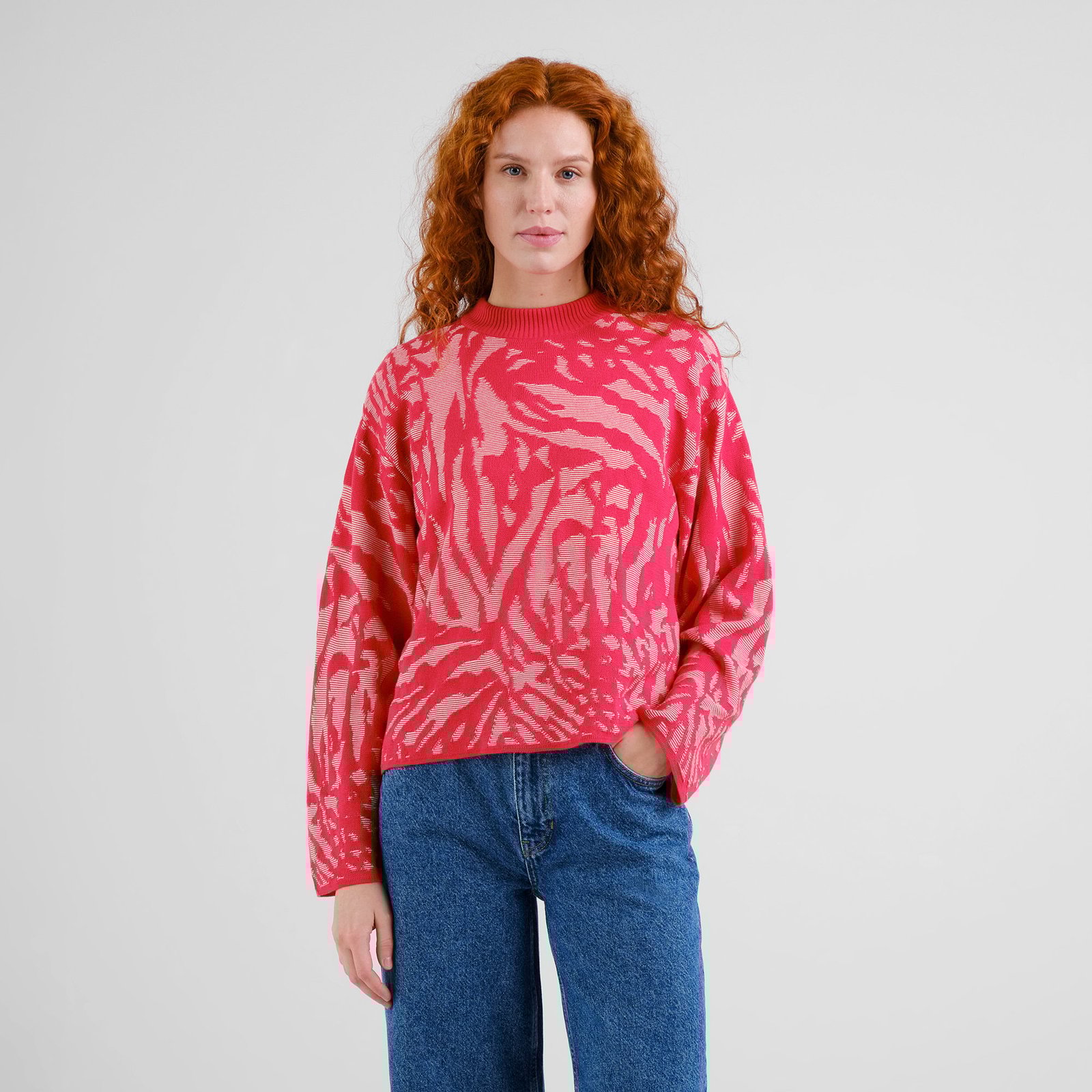 Sweater Limhamn Animal True Red