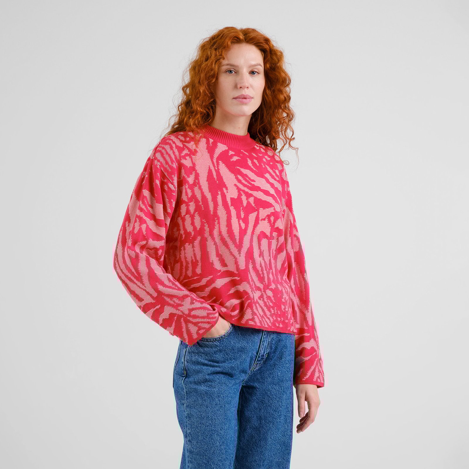 Sweater Limhamn Animal True Red