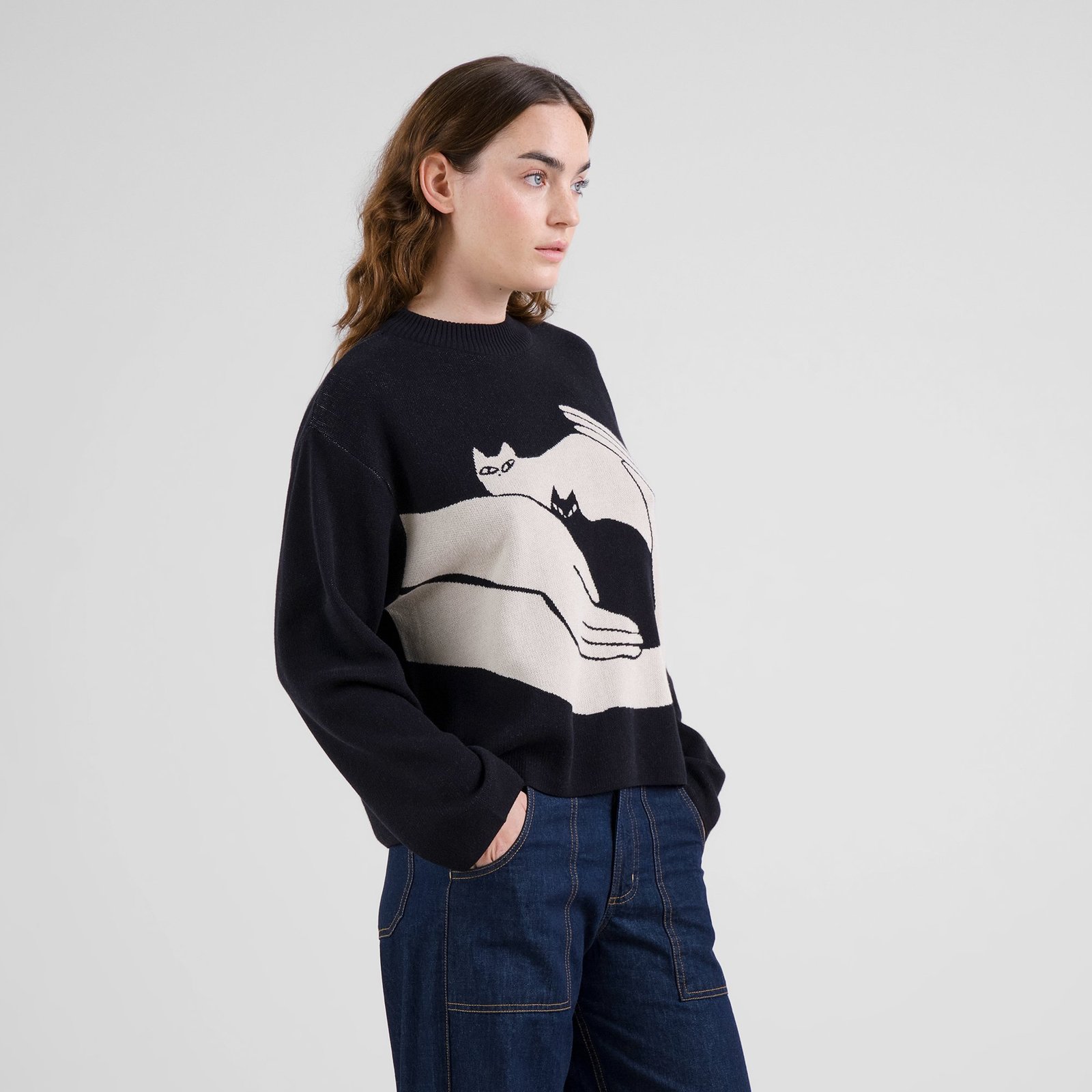 Sweater Limhamn Kittens Black